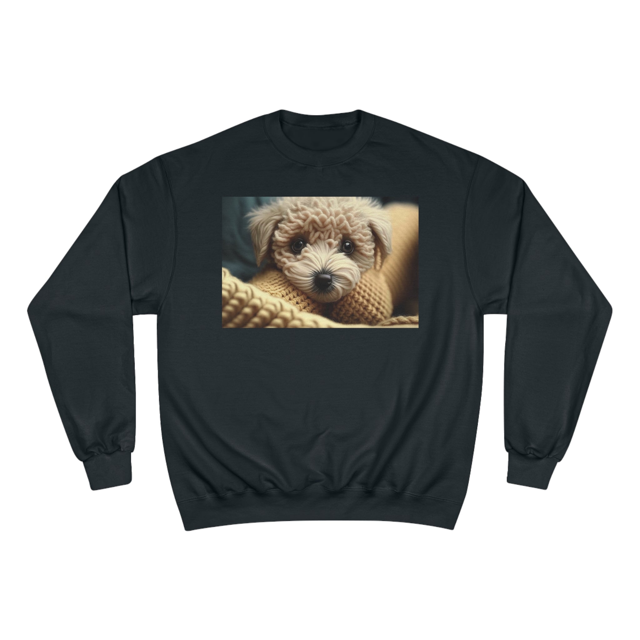 Champion Sweatshirt - Knit Animals, Puppy