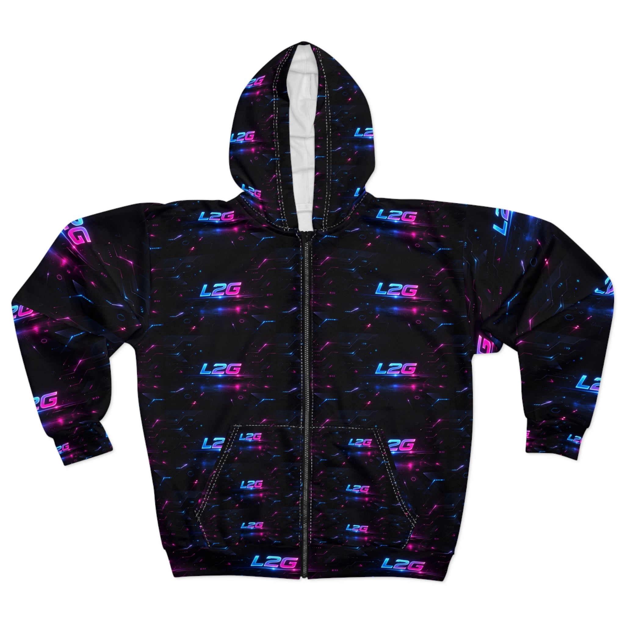 Unisex Zip Hoodie (AOP) - Custom Design - L2G