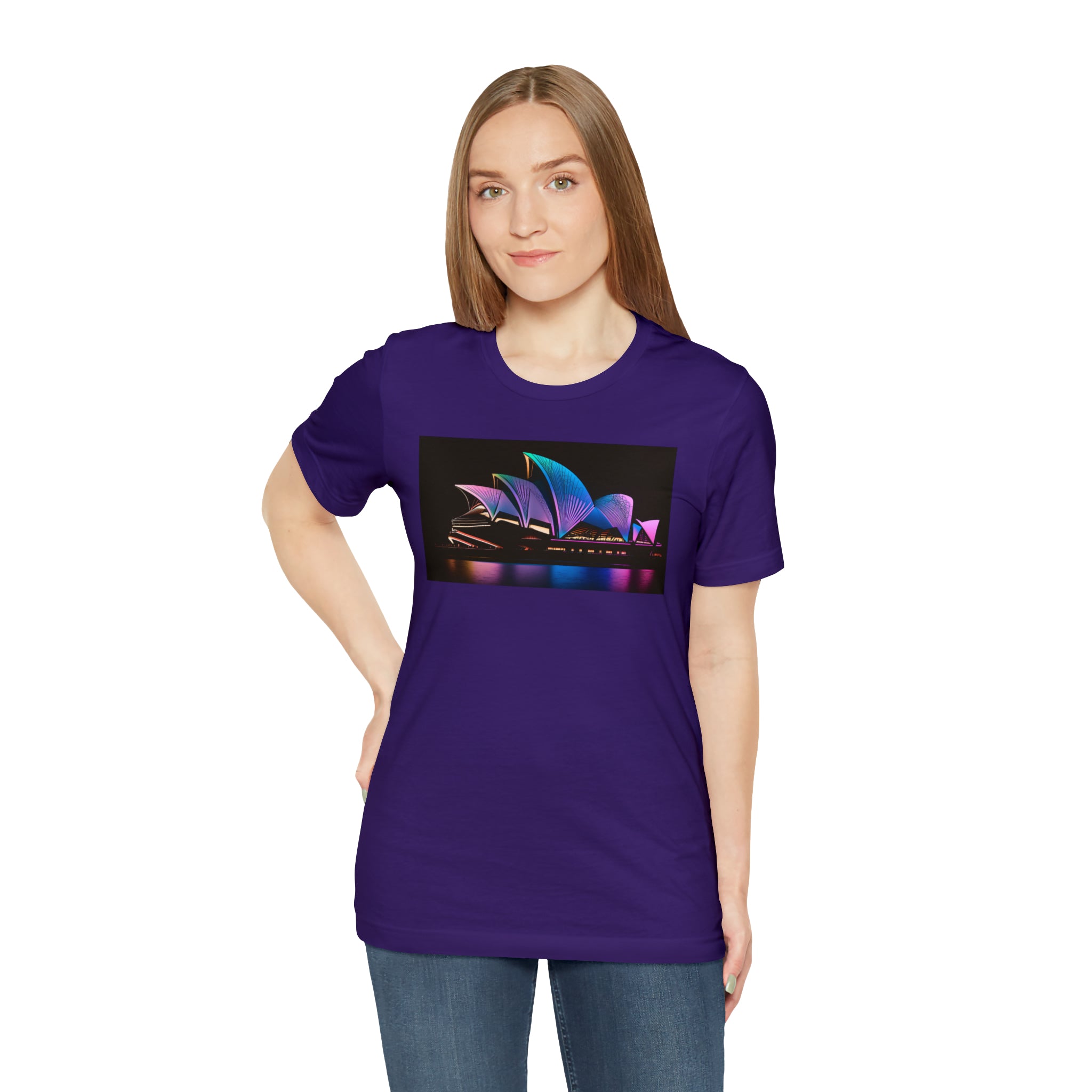 Unisex Jersey Short Sleeve Tee - Sydney Opera House, Australia