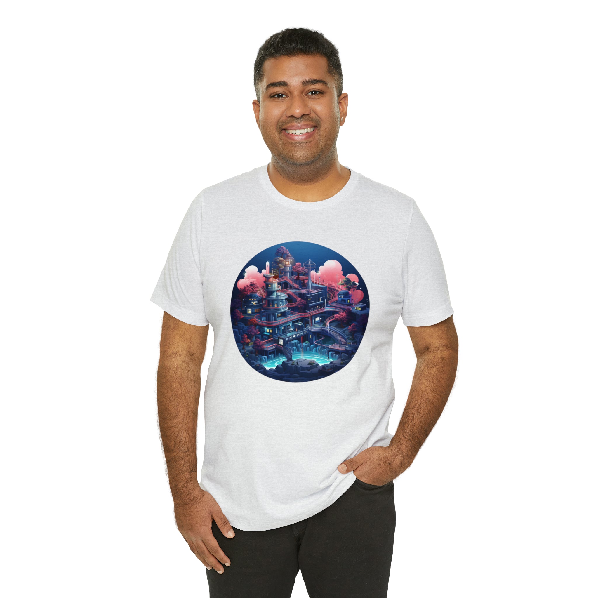 Unisex Jersey Short Sleeve Tee - Isometric Designs 03