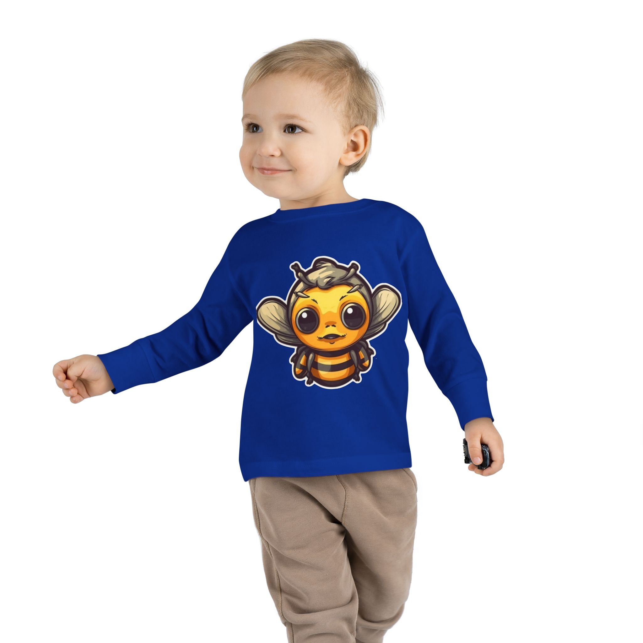 Toddler Long Sleeve Tee - Bee Larva