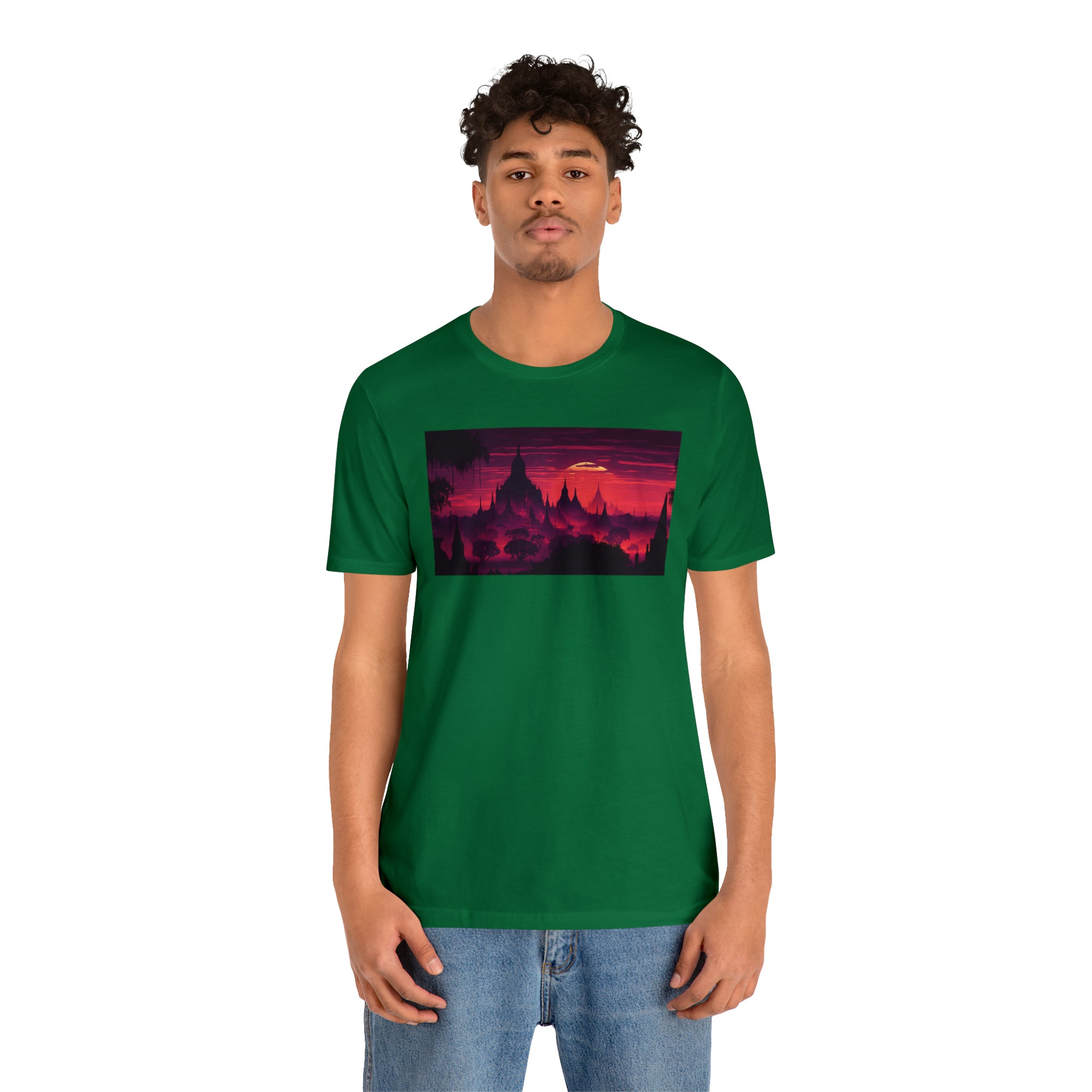 Unisex Jersey Short Sleeve Tee - Bagan, Myanmar