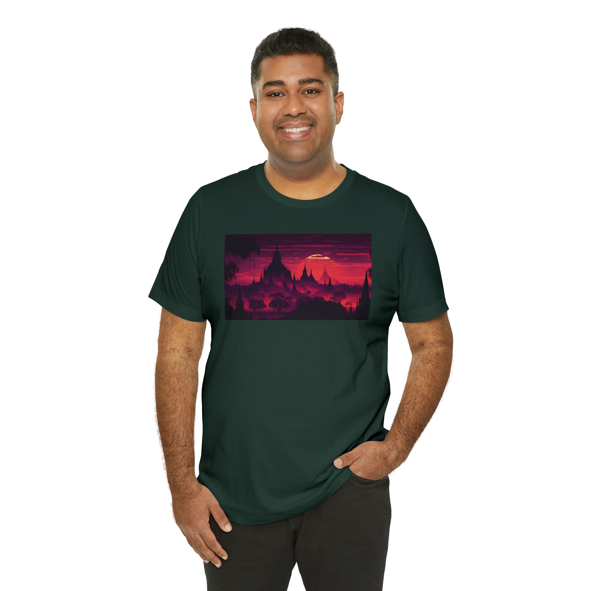 Unisex Jersey Short Sleeve Tee - Bagan, Myanmar