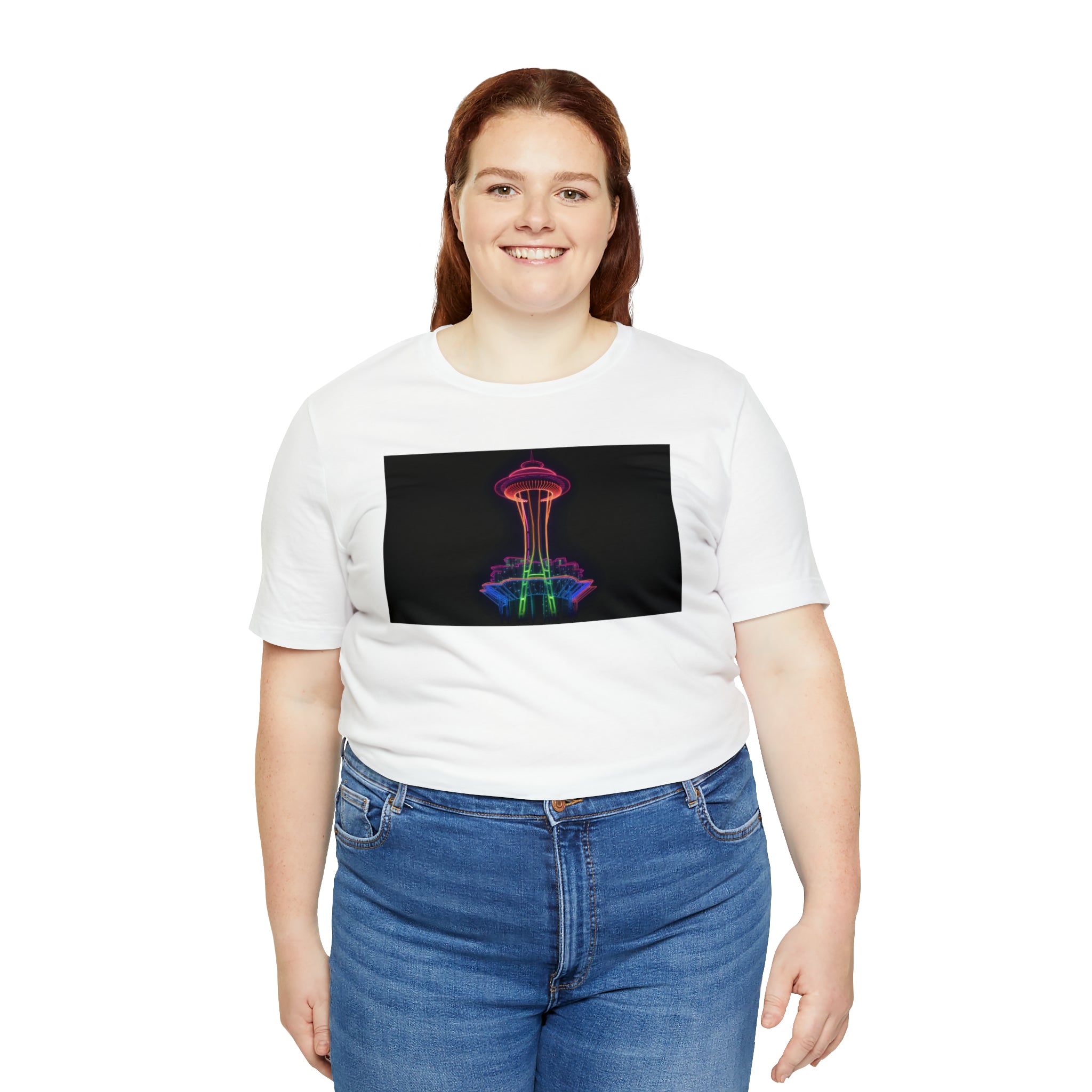 Unisex Jersey Short Sleeve Tee - Space Needle, Seattle, USA