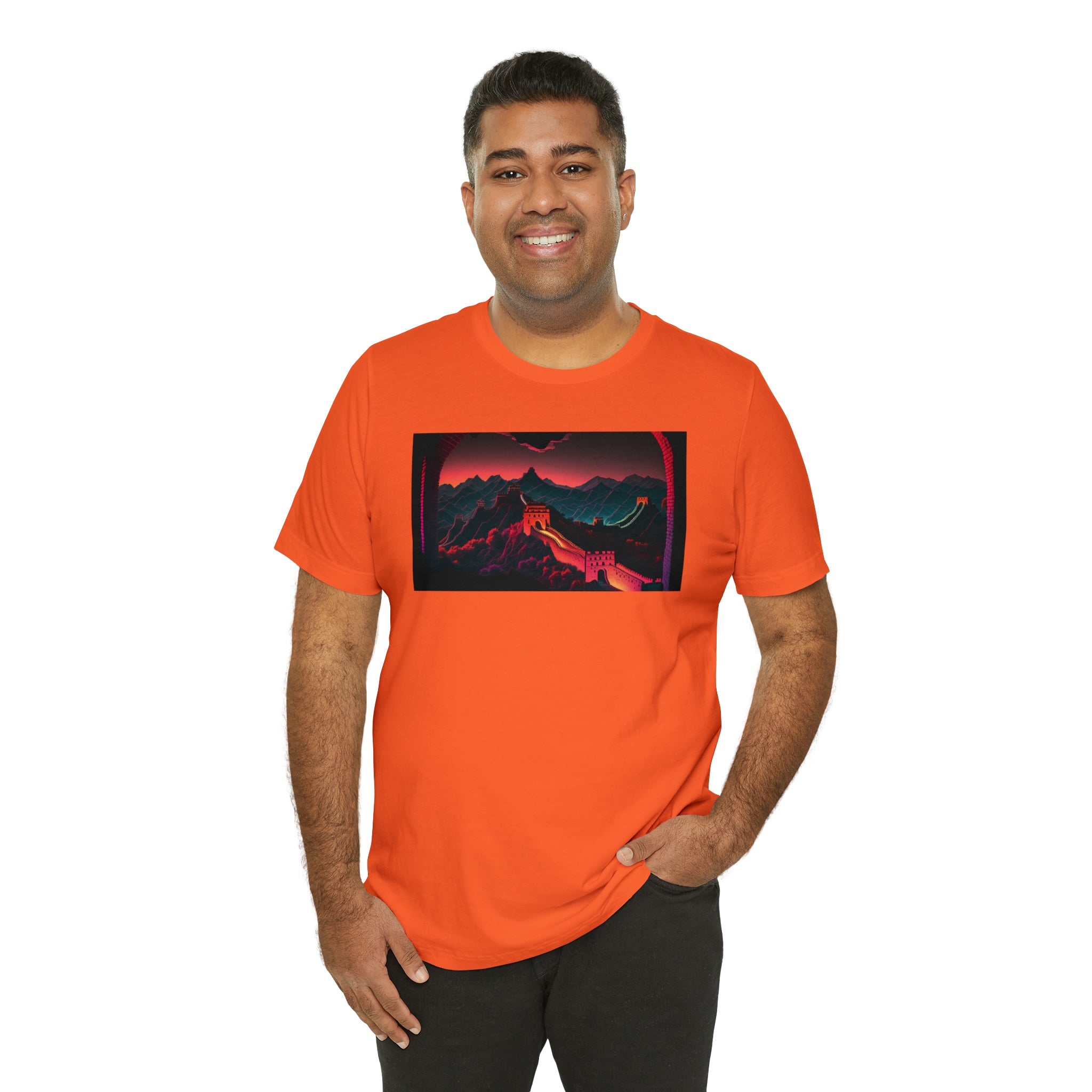 Unisex Jersey Short Sleeve Tee - Great Wall of China, China