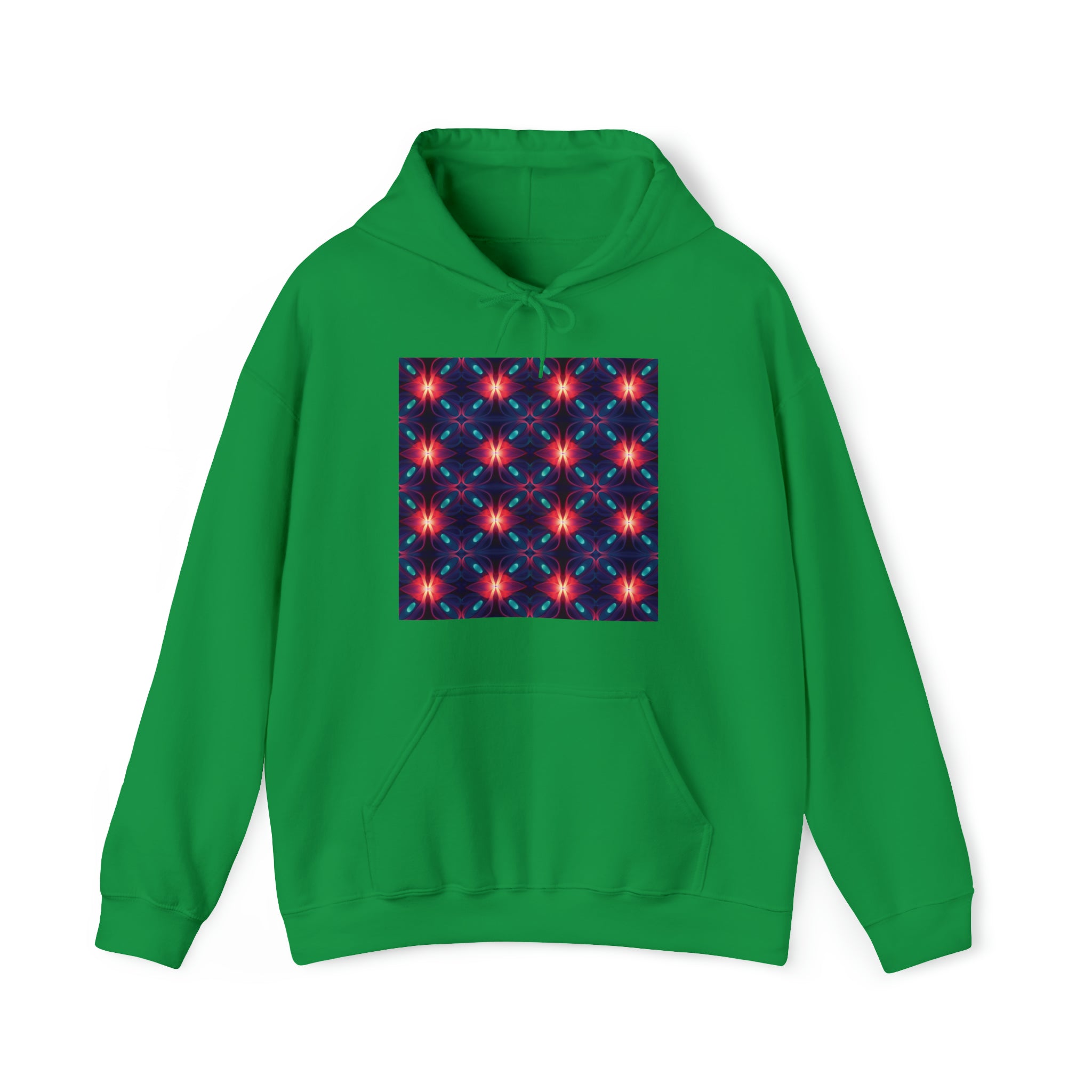 Unisex Heavy Blend™ Hooded Sweatshirt - Abstract Neon Designs 04