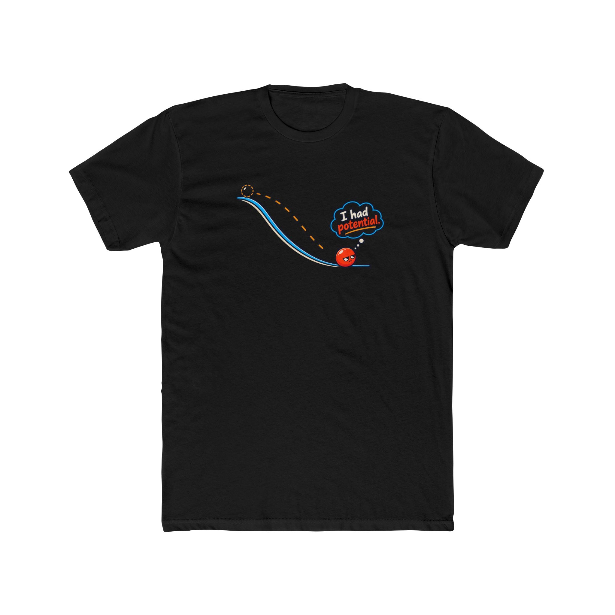 Men's Cotton Crew Tee - Science collection - I Had Potential