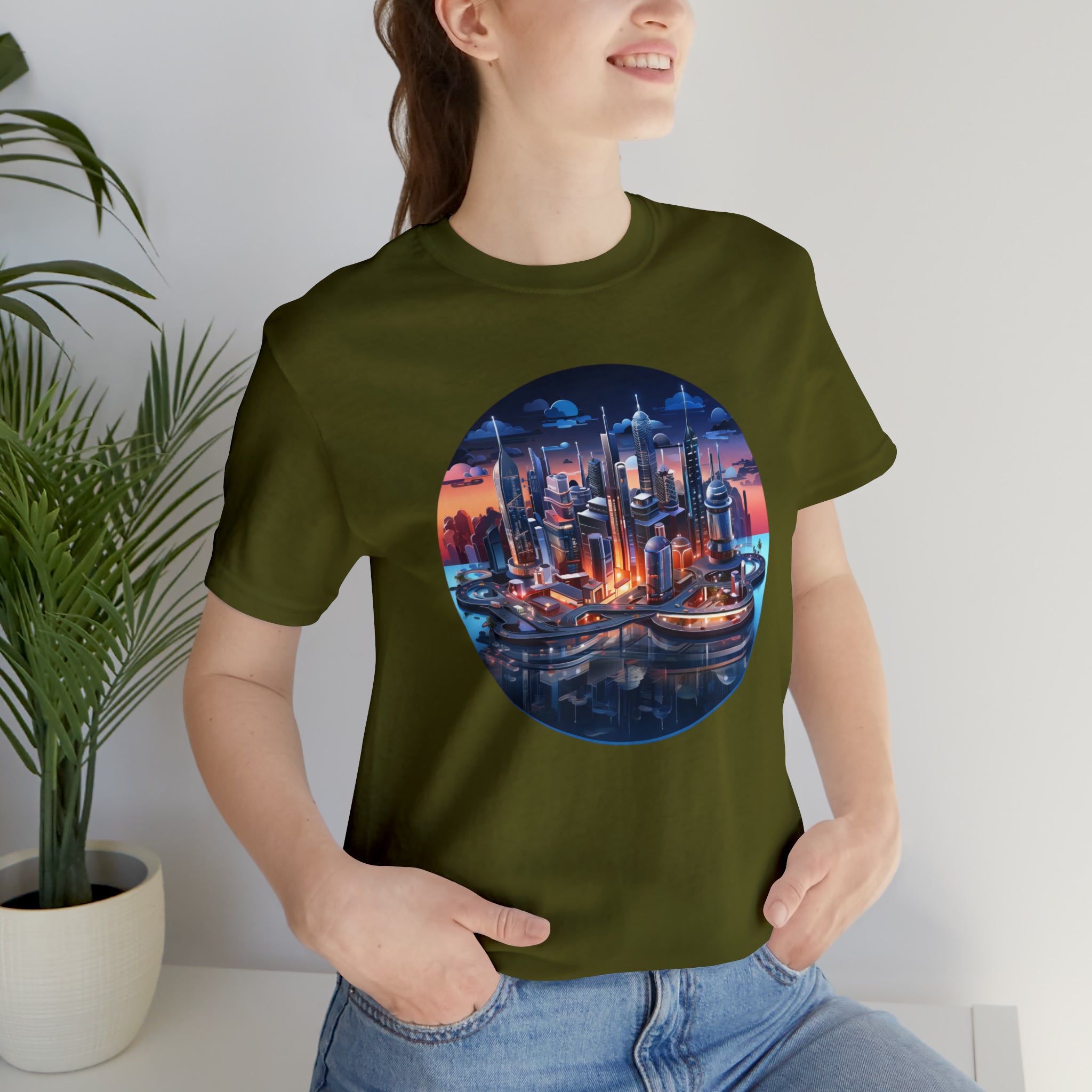 Unisex Jersey Short Sleeve Tee - Isometric Designs 05