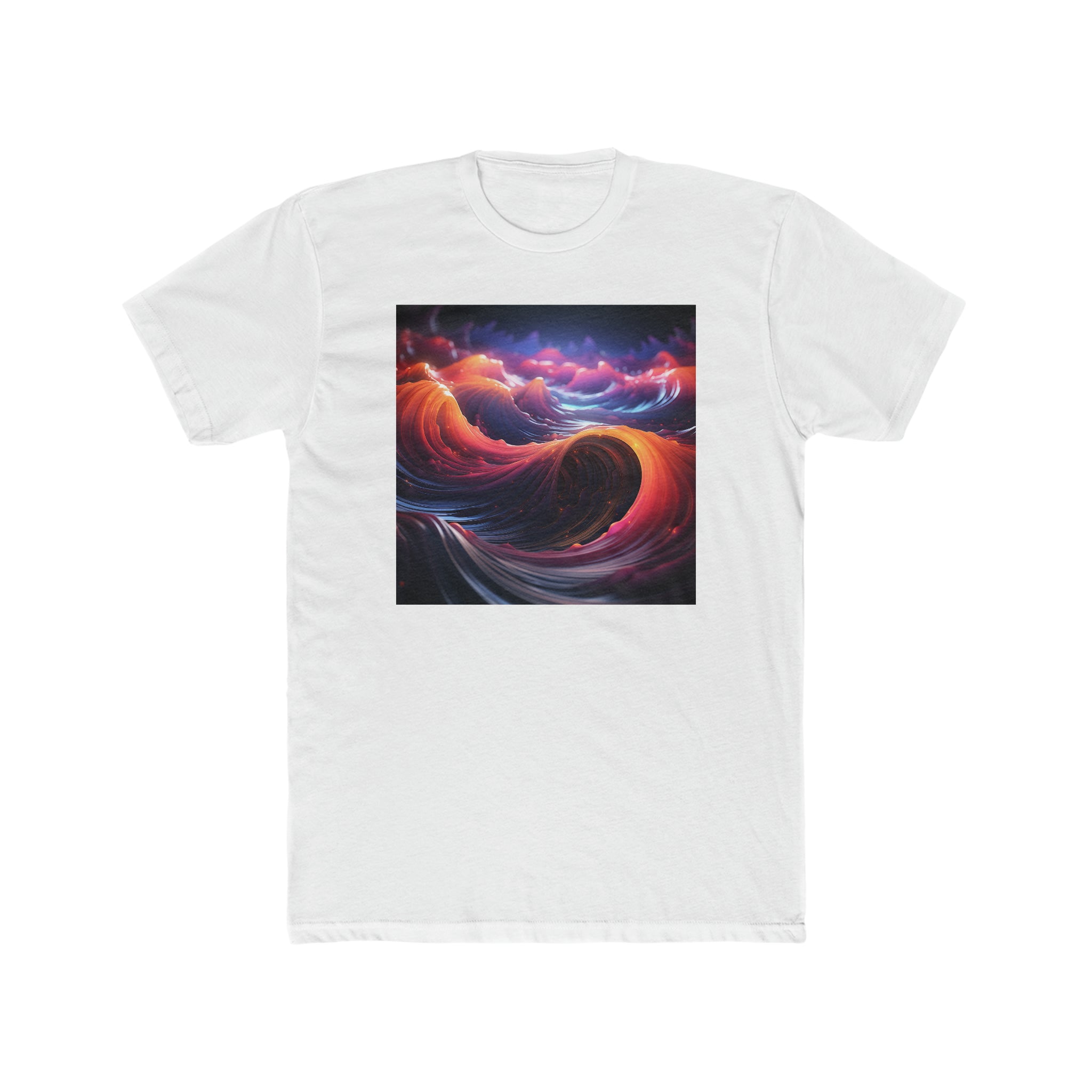Men's Cotton Crew Tee - Vector Art Design 40