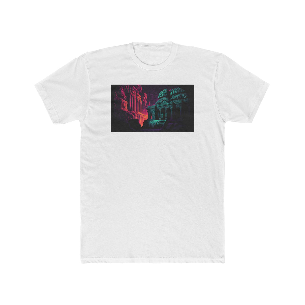 Men's Cotton Crew Tee - Elsewhere collection - Ellora Caves