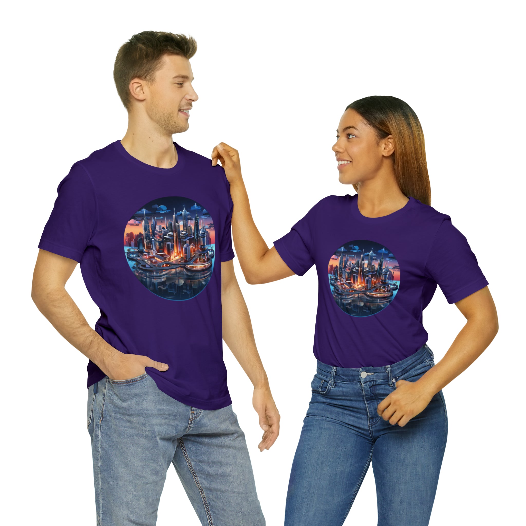 Unisex Jersey Short Sleeve Tee - Isometric Designs 05