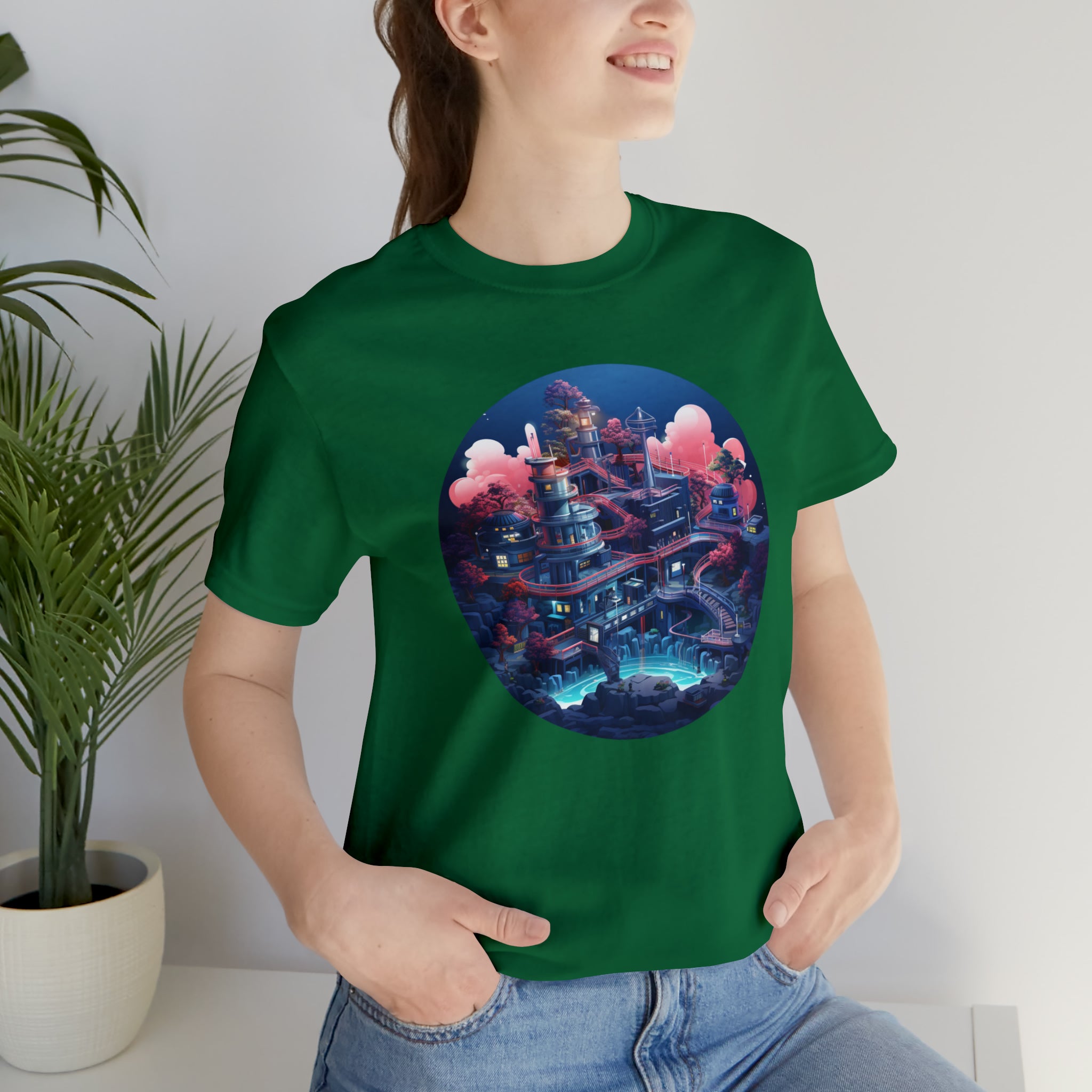Unisex Jersey Short Sleeve Tee - Isometric Designs 03
