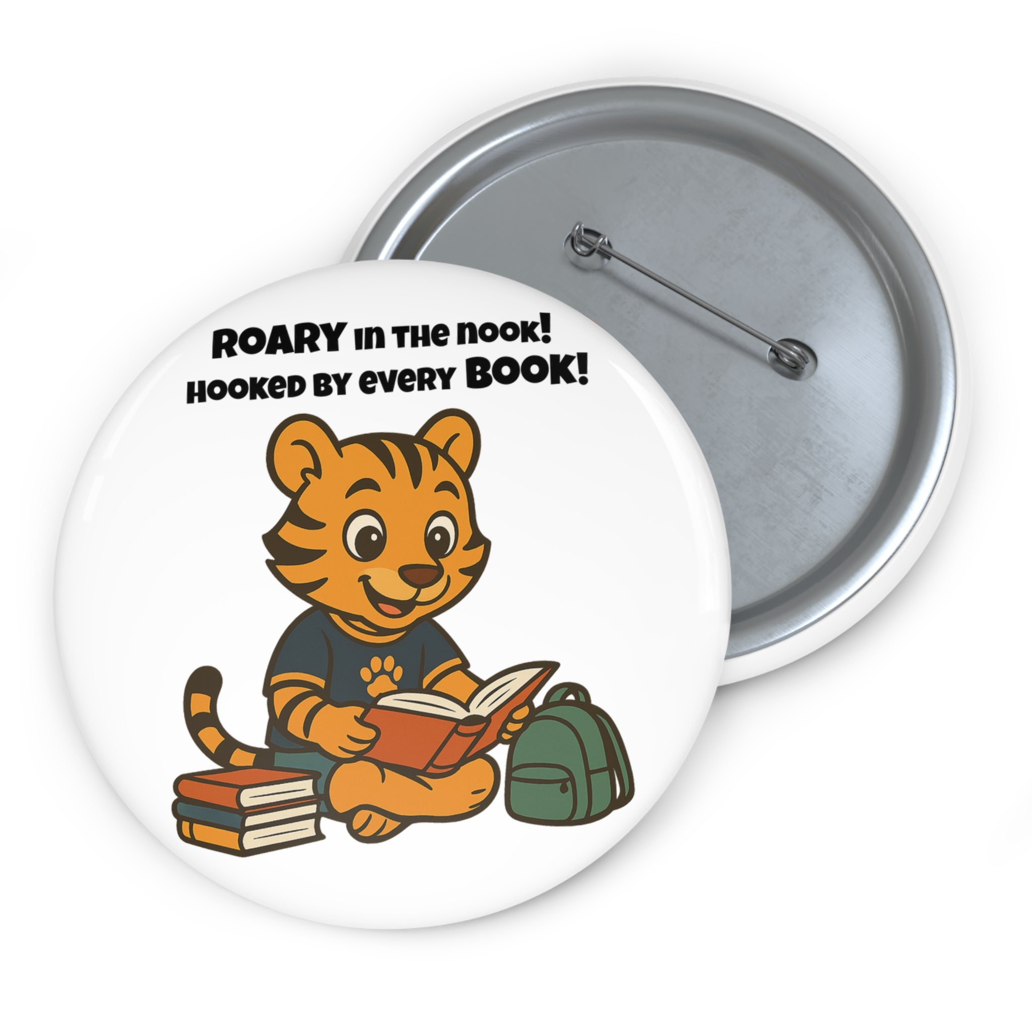 Roary Pin Buttons - Library Time