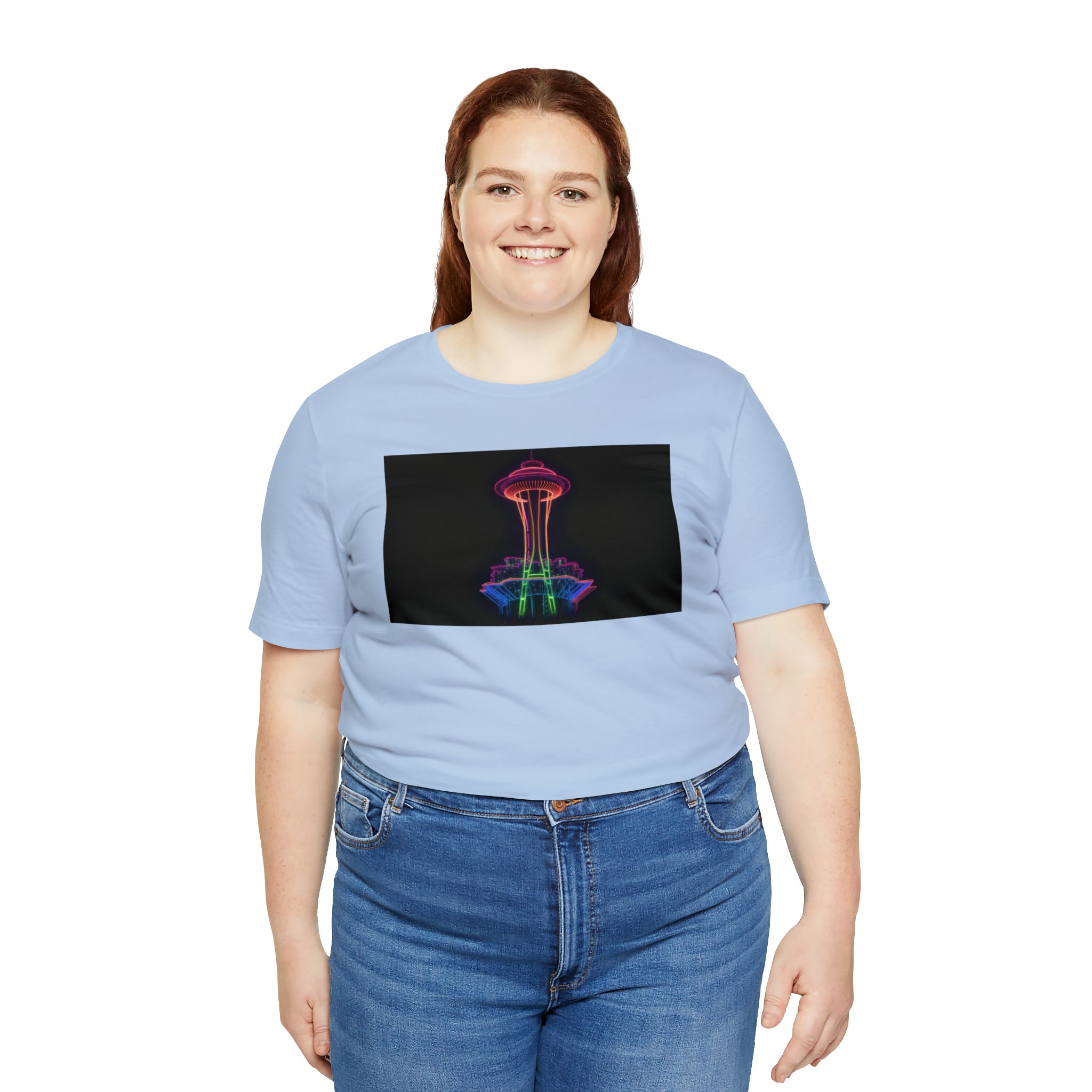Unisex Jersey Short Sleeve Tee - Space Needle, Seattle, USA