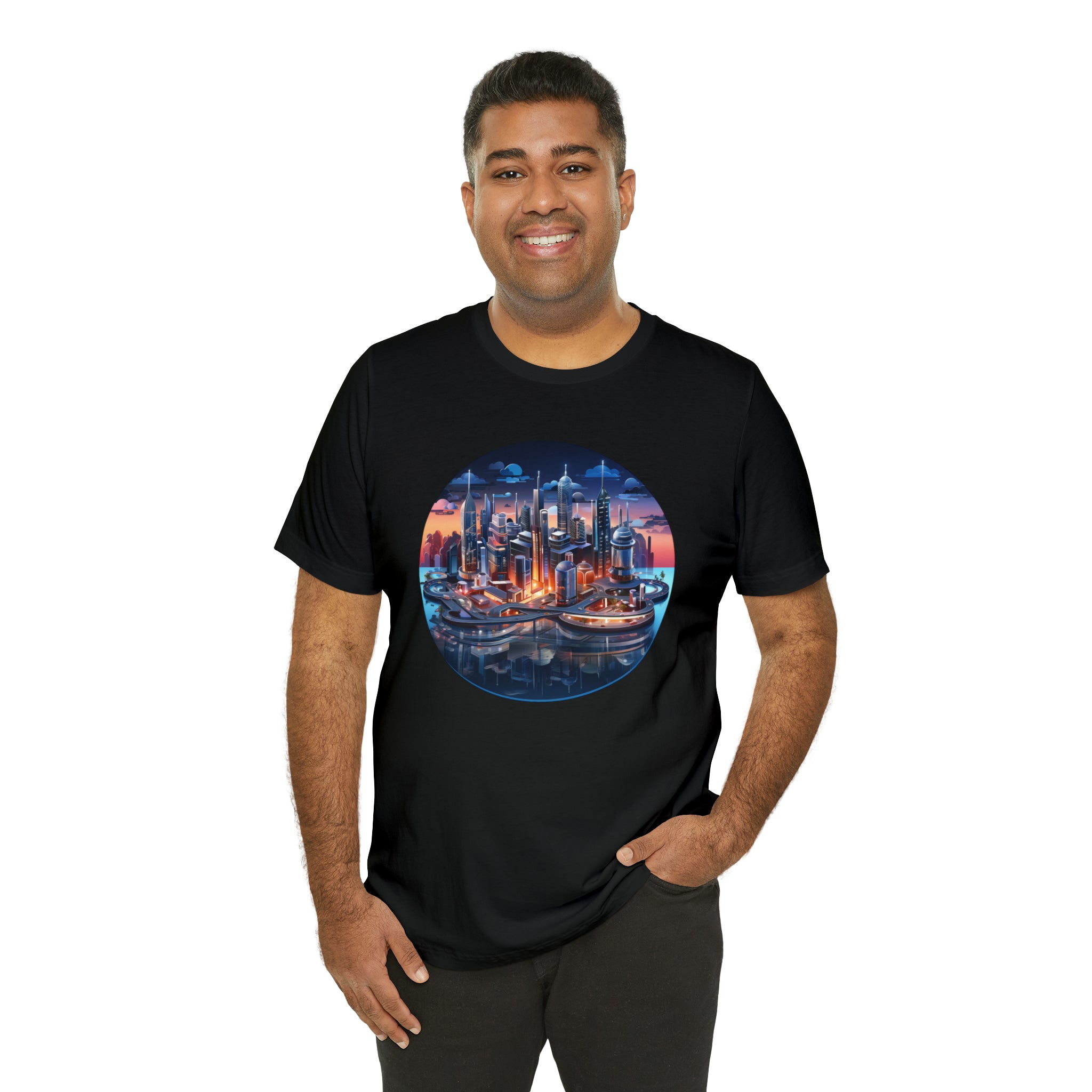 Unisex Jersey Short Sleeve Tee - Isometric Designs 05