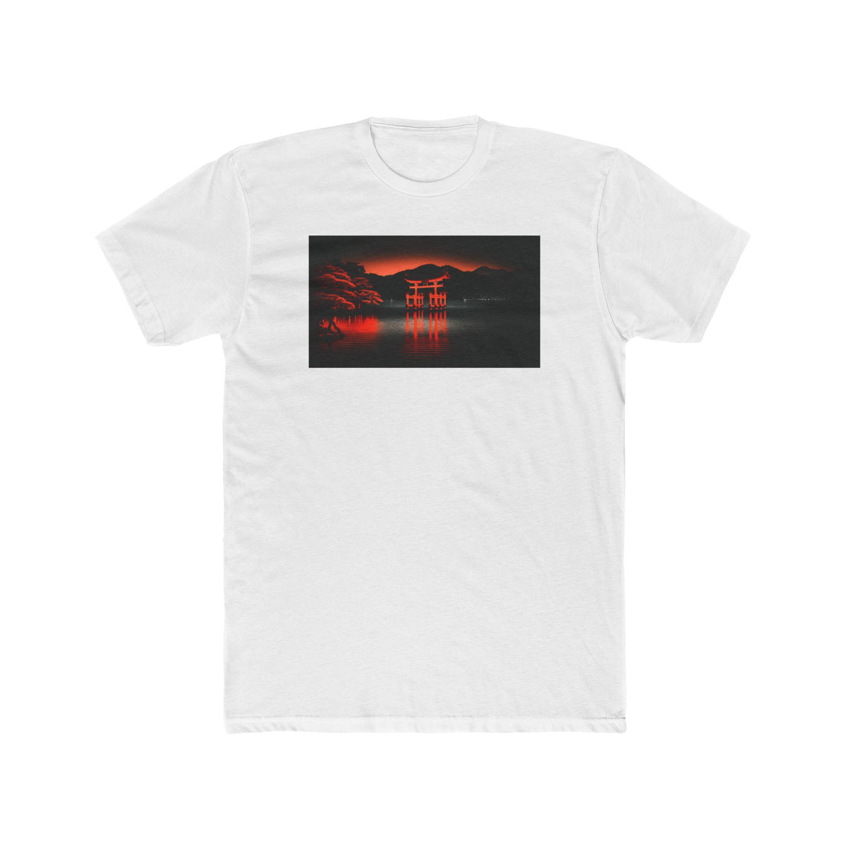 Men's Cotton Crew Tee - Elsewhere collection - Itsukushima Shrine