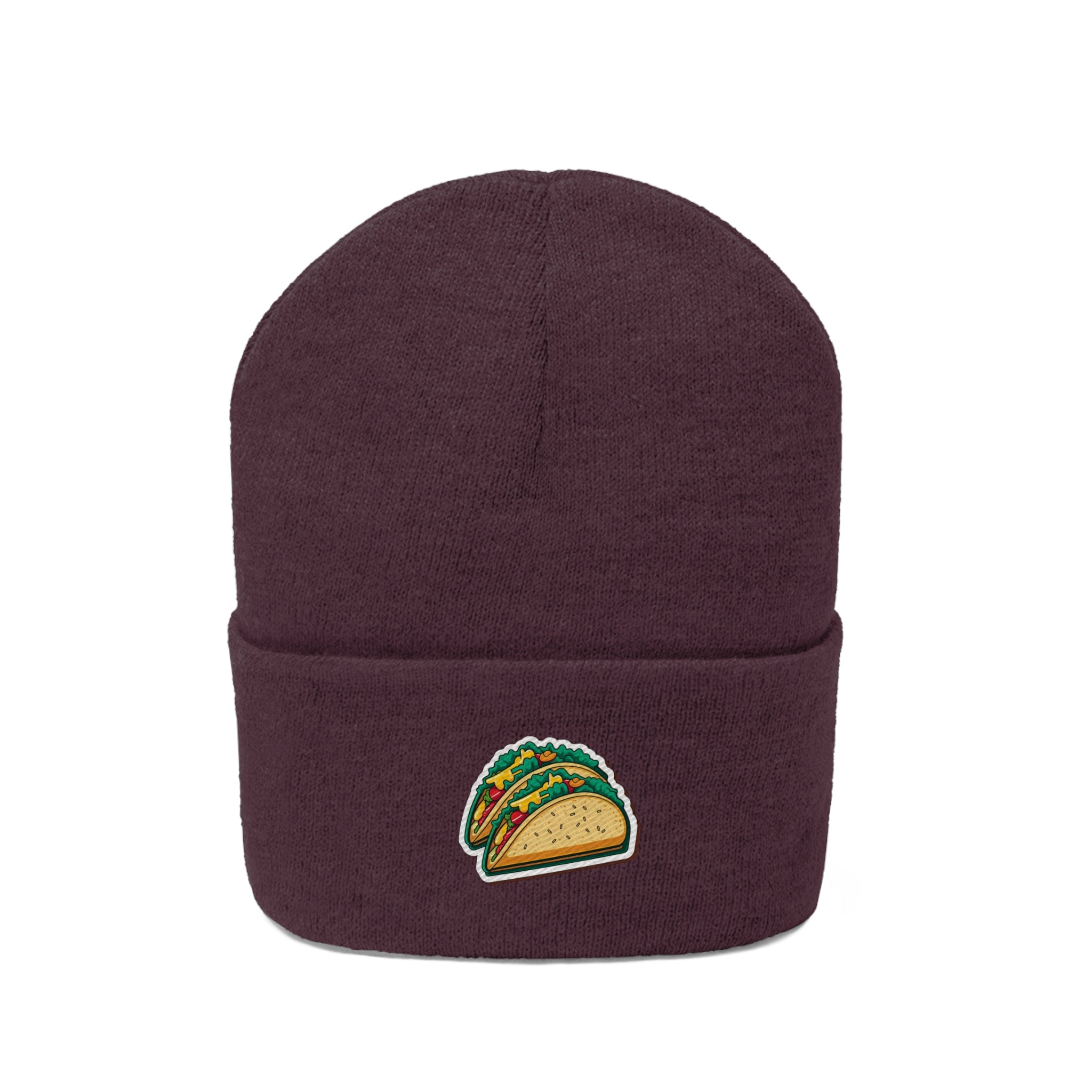 Knit Beanie - Tacos Pop Art