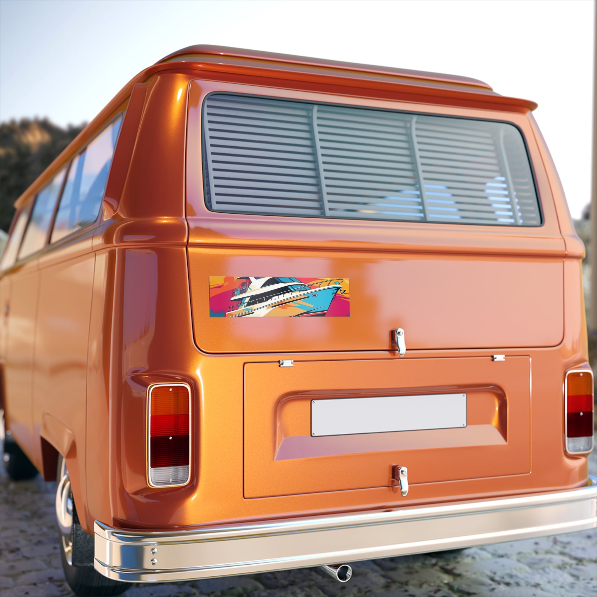 Bumper Stickers - Pop Art Designs, Yacht