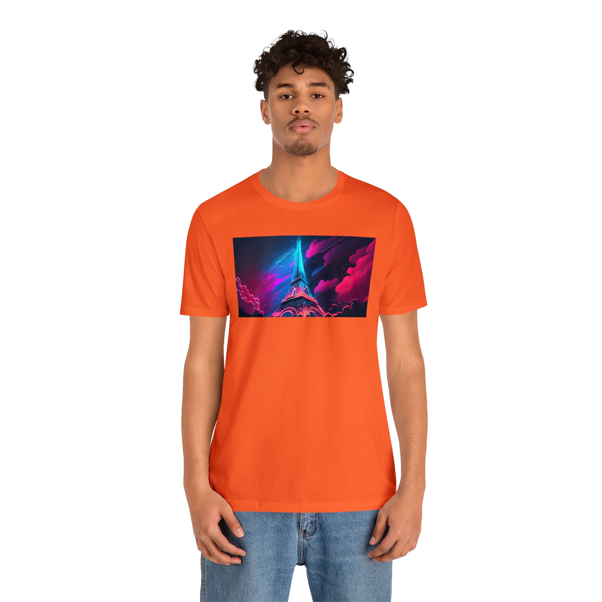 Unisex Jersey Short Sleeve Tee - Eiffel Tower, France