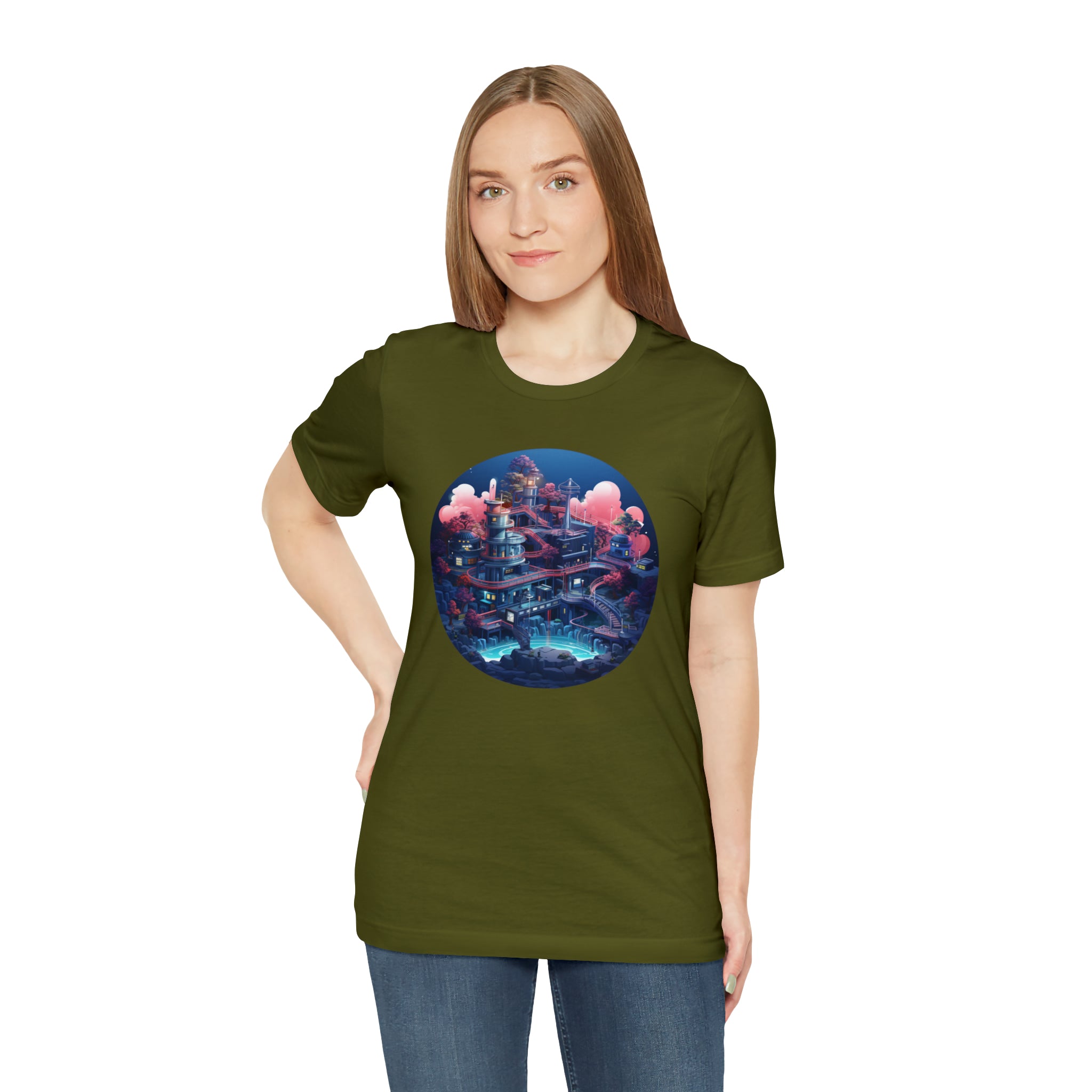 Unisex Jersey Short Sleeve Tee - Isometric Designs 03