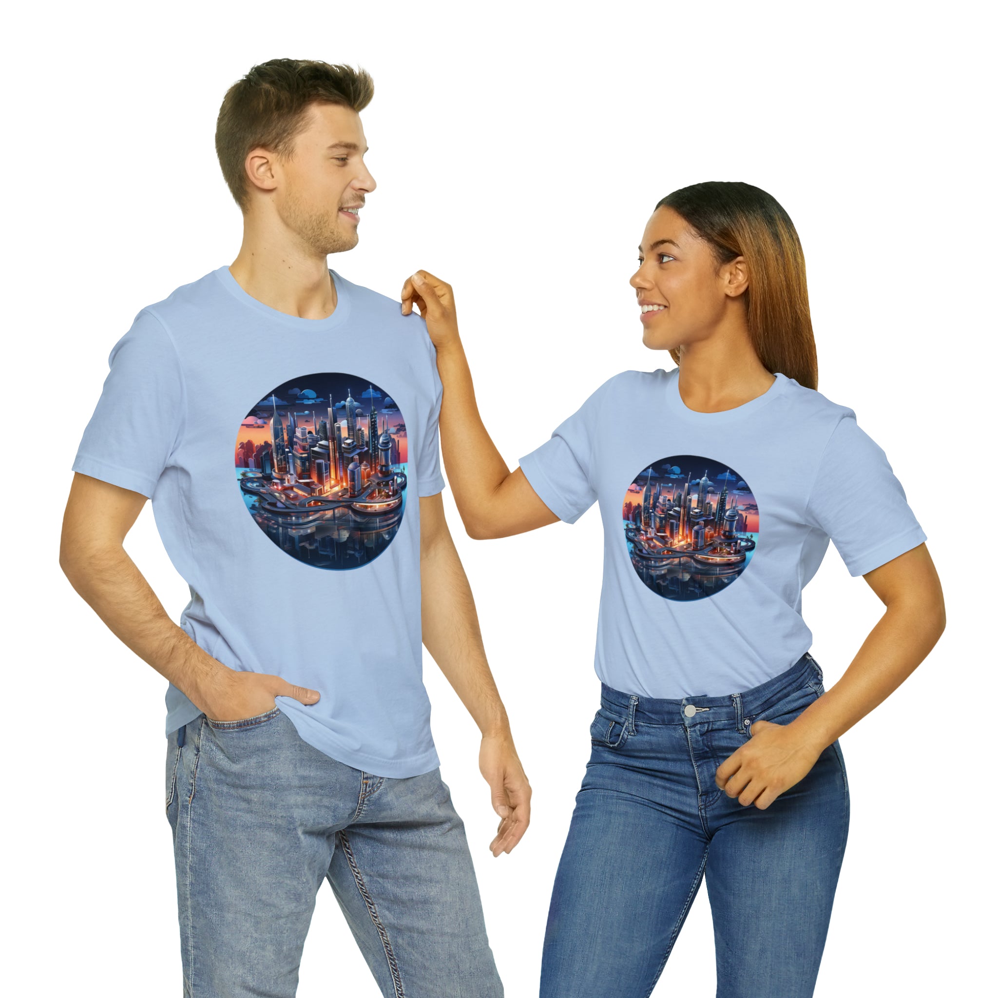 Unisex Jersey Short Sleeve Tee - Isometric Designs 05