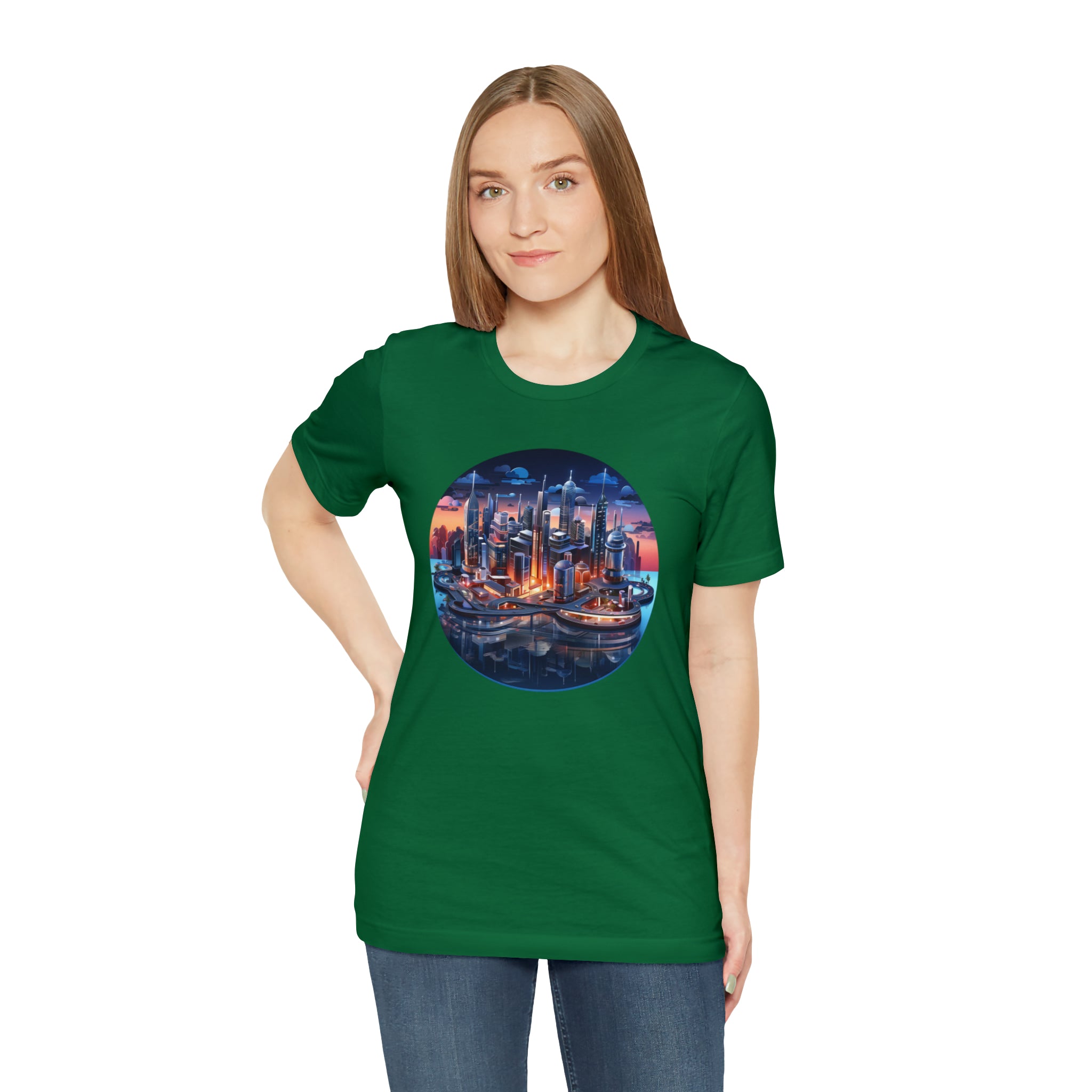 Unisex Jersey Short Sleeve Tee - Isometric Designs 05