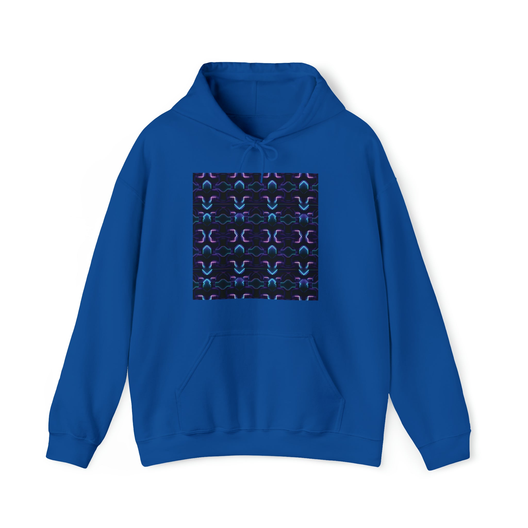 Unisex Heavy Blend™ Hooded Sweatshirt - Abstract Neon Designs 06