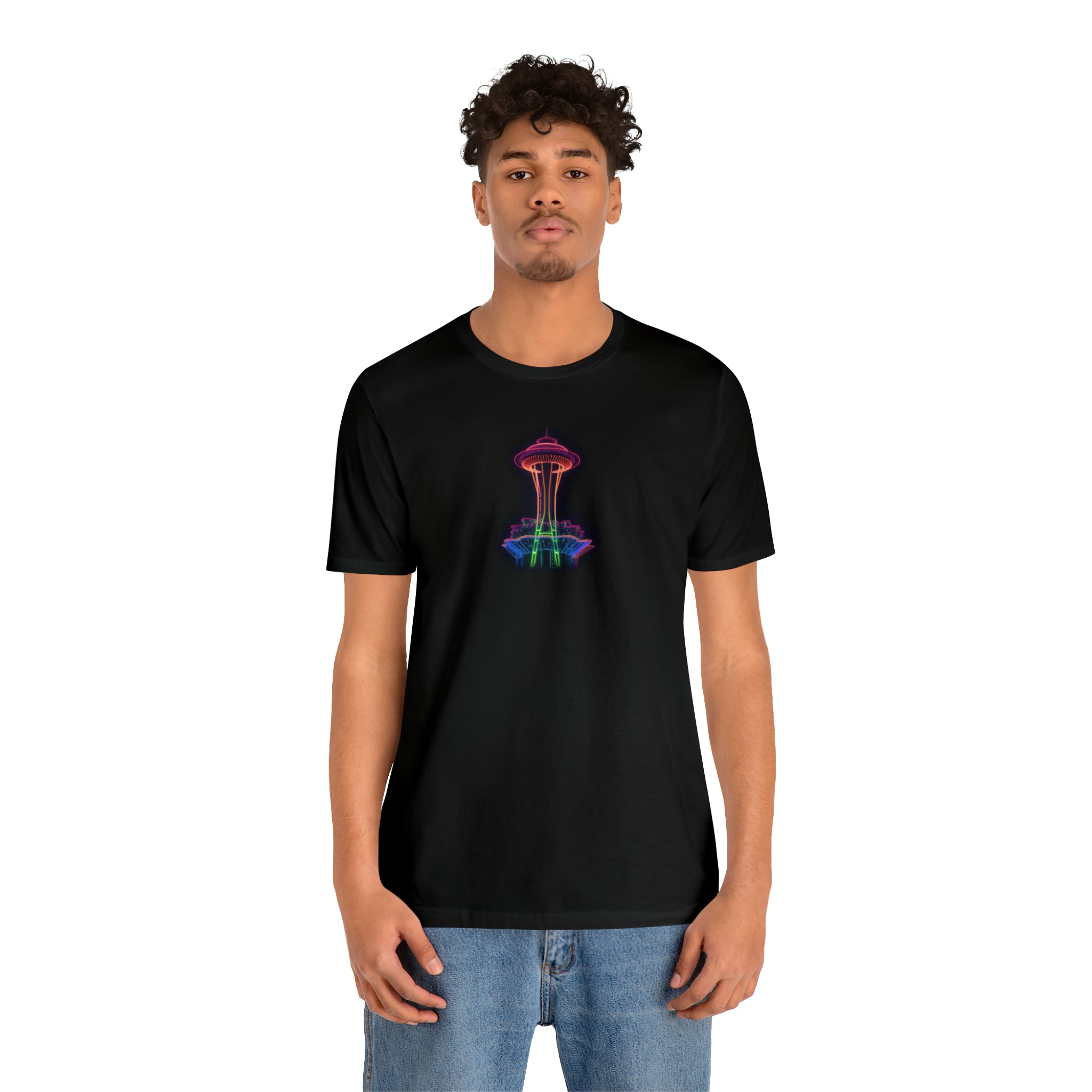 Unisex Jersey Short Sleeve Tee - Space Needle, Seattle, USA