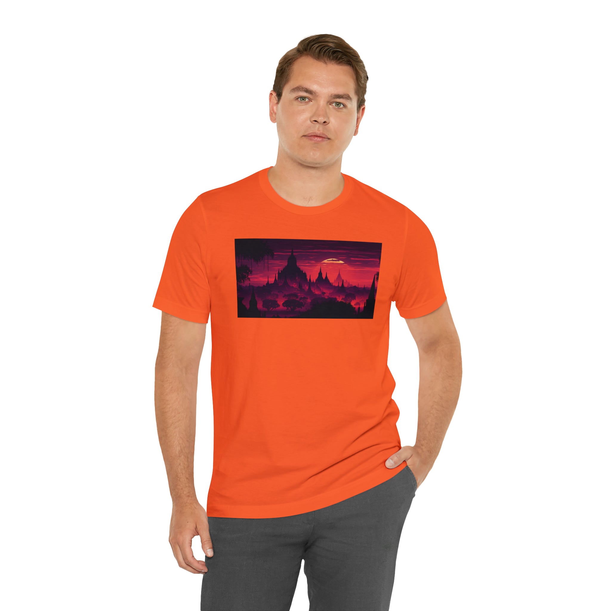 Unisex Jersey Short Sleeve Tee - Bagan, Myanmar