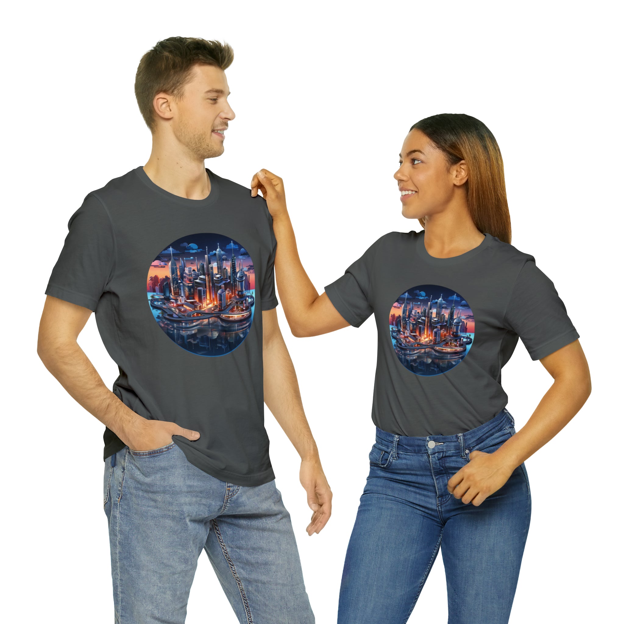 Unisex Jersey Short Sleeve Tee - Isometric Designs 05