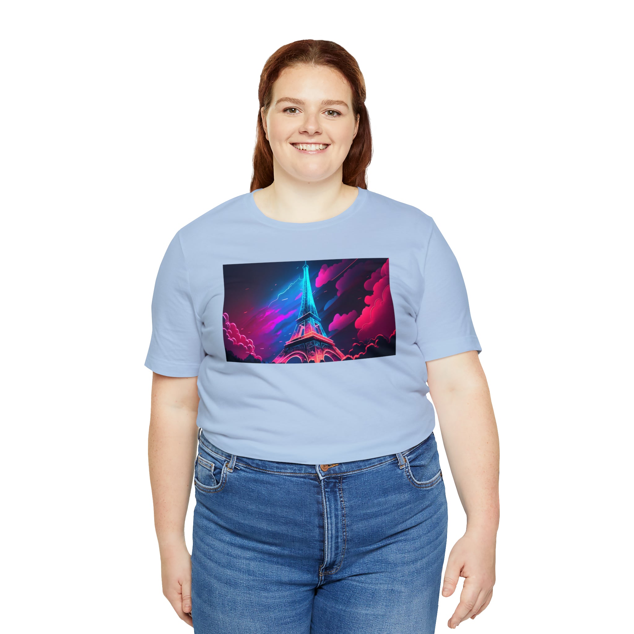 Unisex Jersey Short Sleeve Tee - Eiffel Tower, France