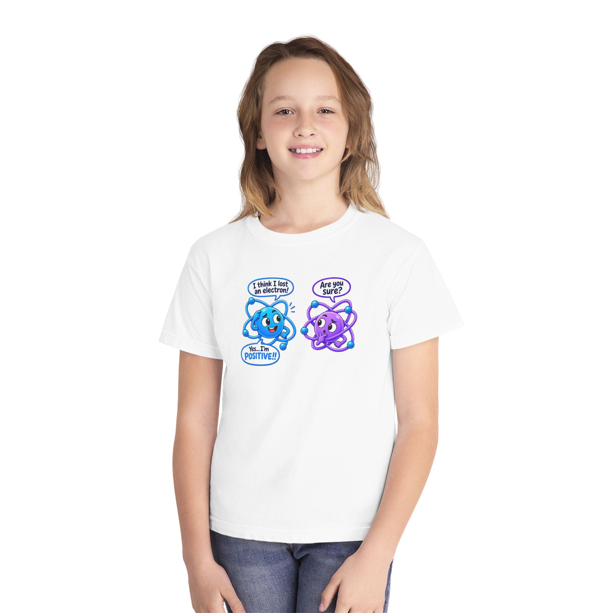 Youth Midweight Cotton Tee - Science collection - Atomic Conversation