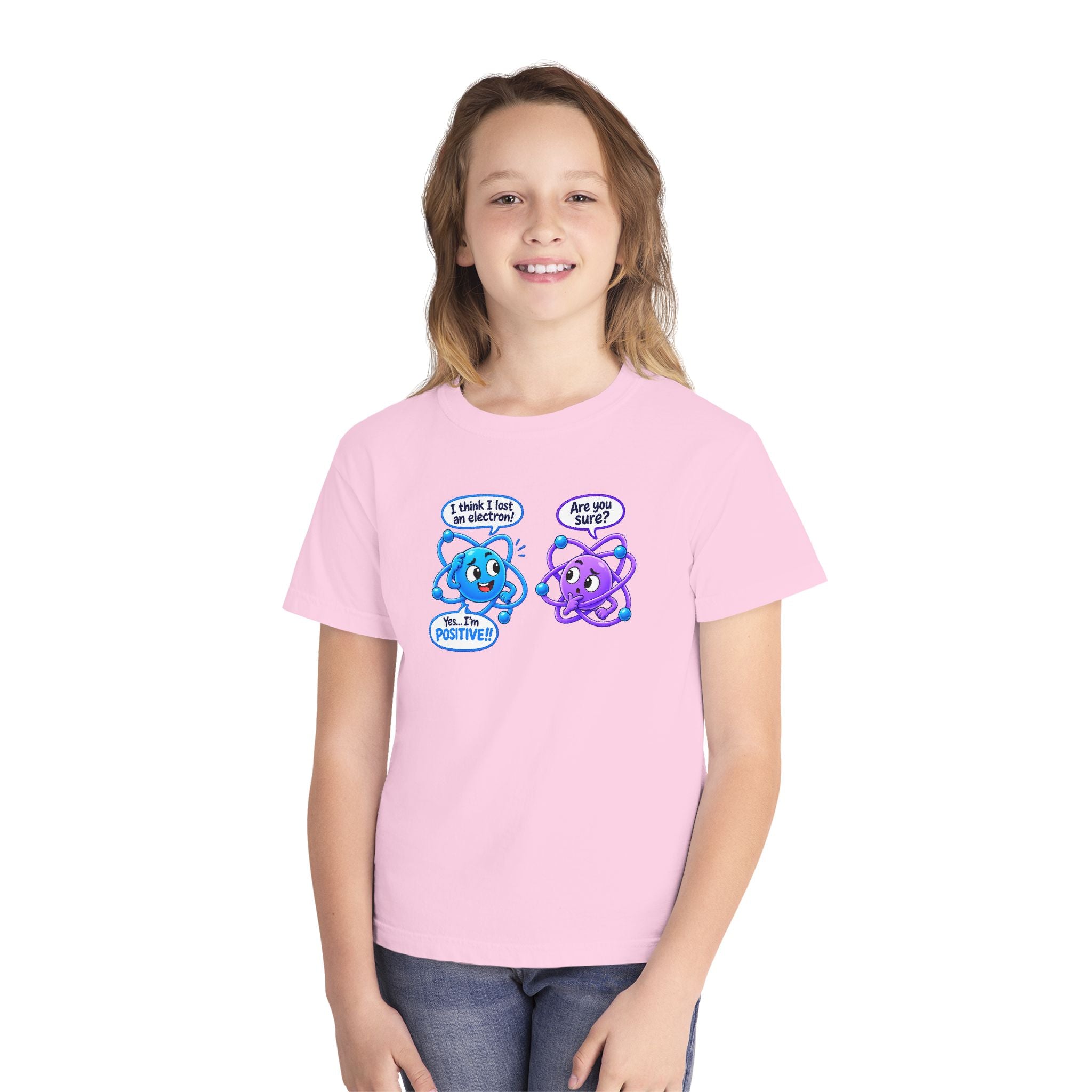 Youth Midweight Cotton Tee - Science collection - Atomic Conversation
