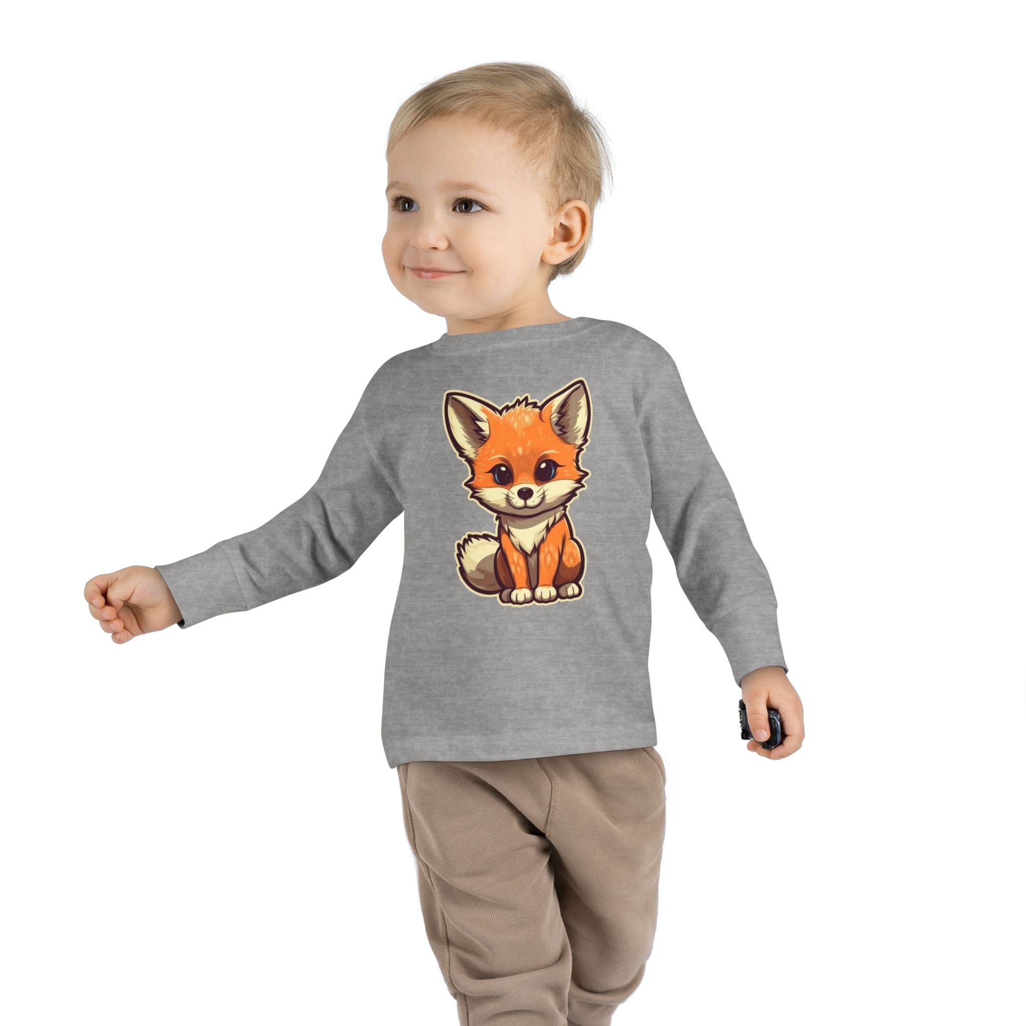 Toddler Long Sleeve Tee - Fox Pup