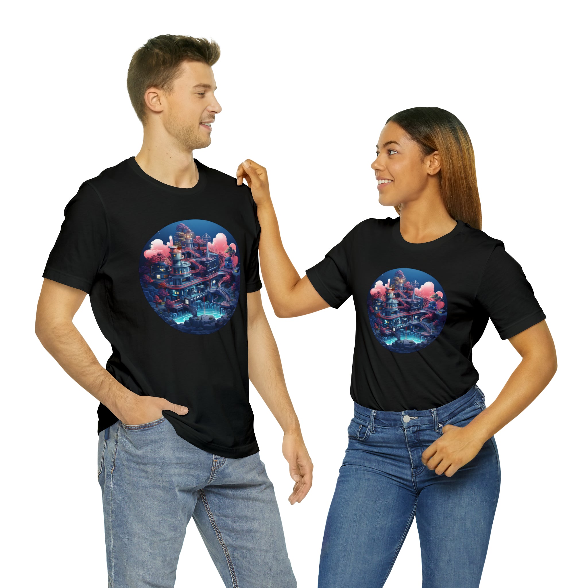 Unisex Jersey Short Sleeve Tee - Isometric Designs 03