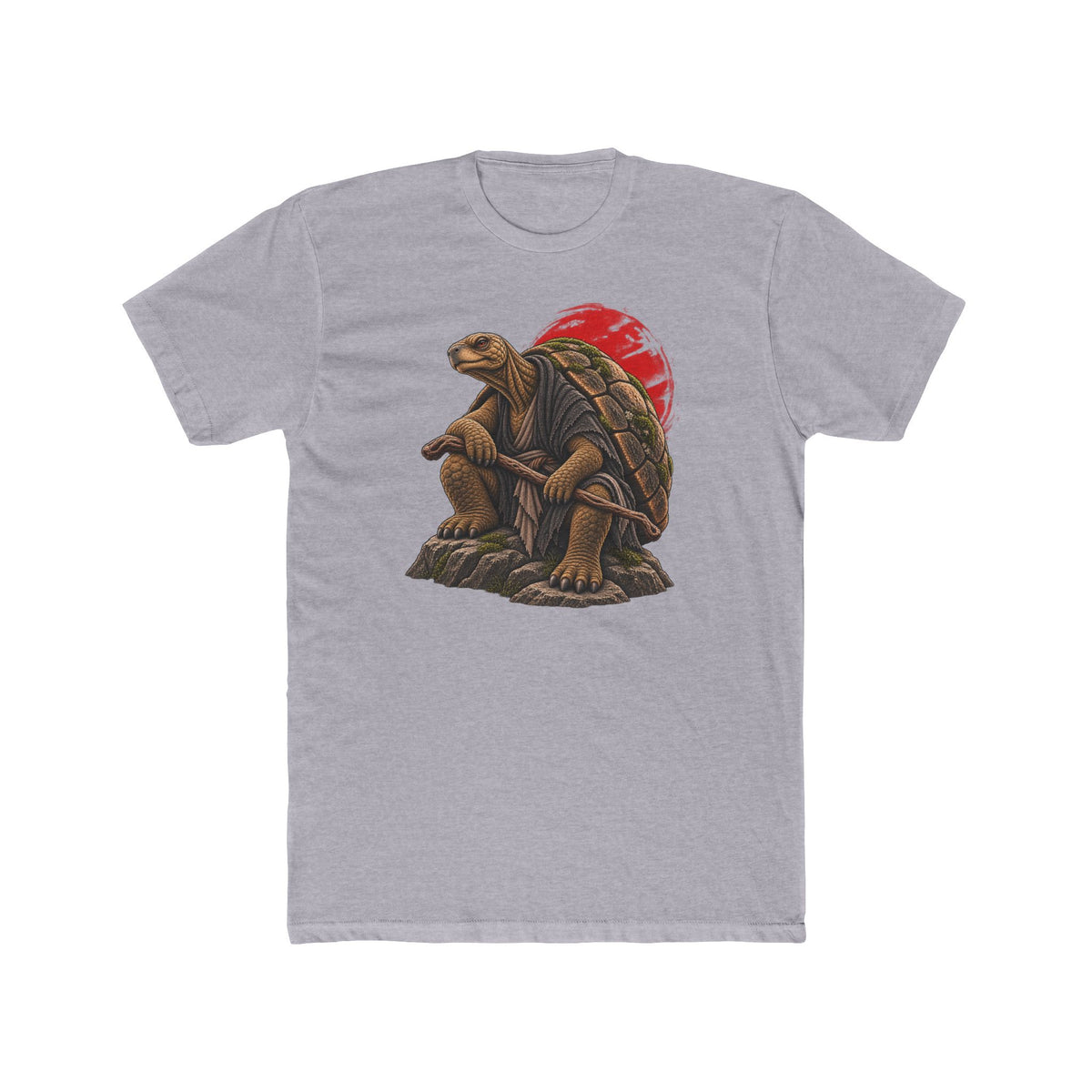 The Hermit, a Shibui design, on a men's cotton crew tee