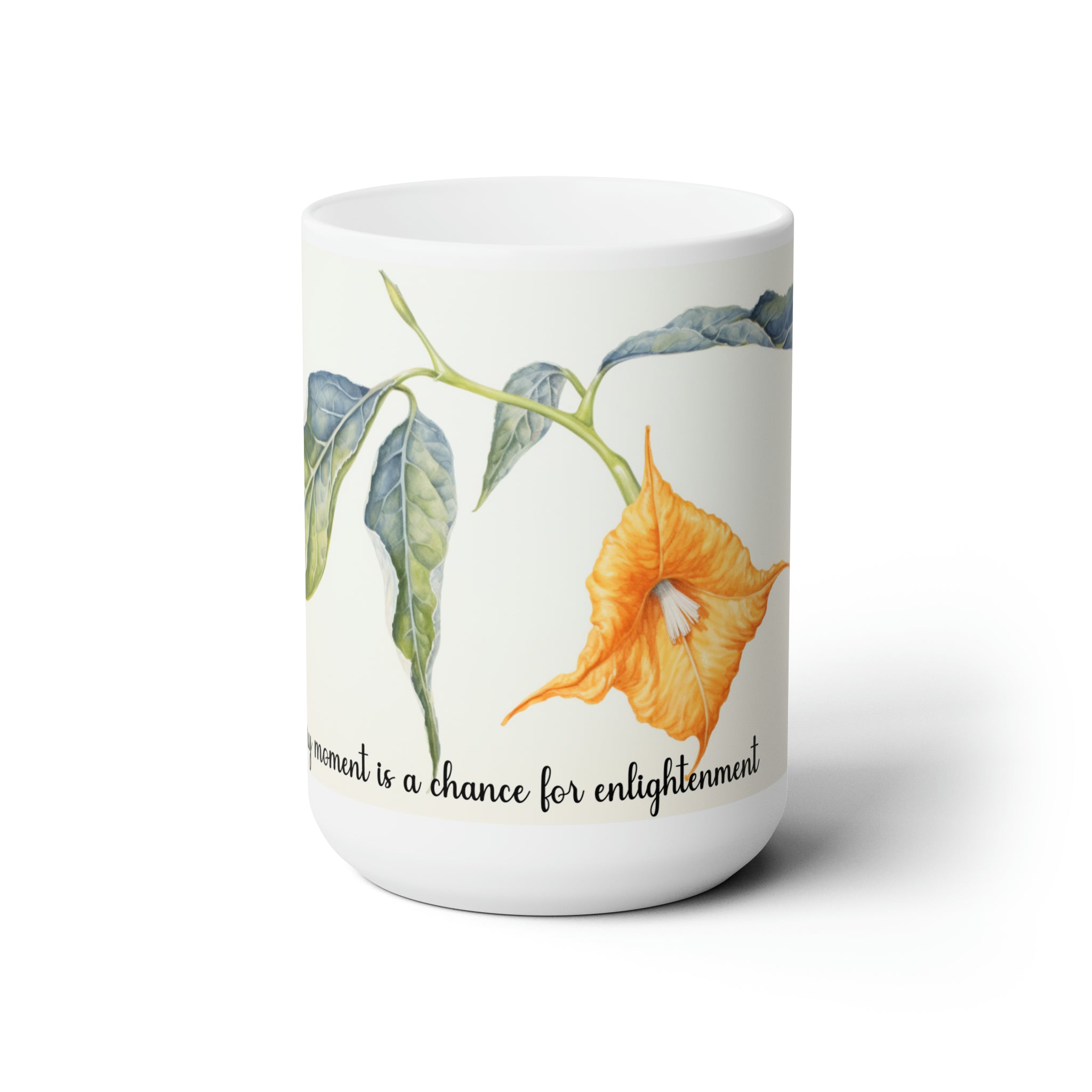 Ceramic Mug 15oz - Brugmansia