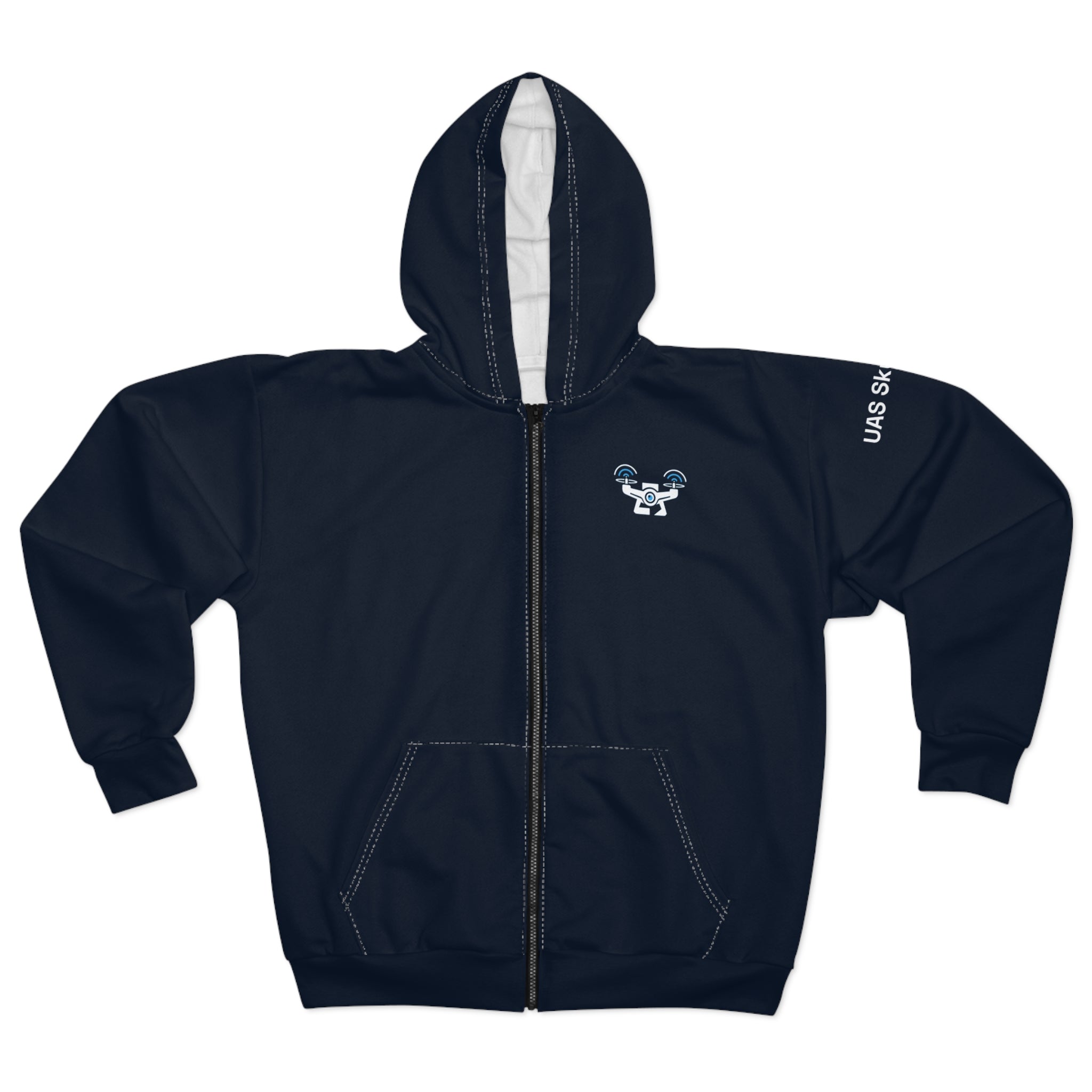 UAS SkyCheck Drone Pilot Zip Hoodie