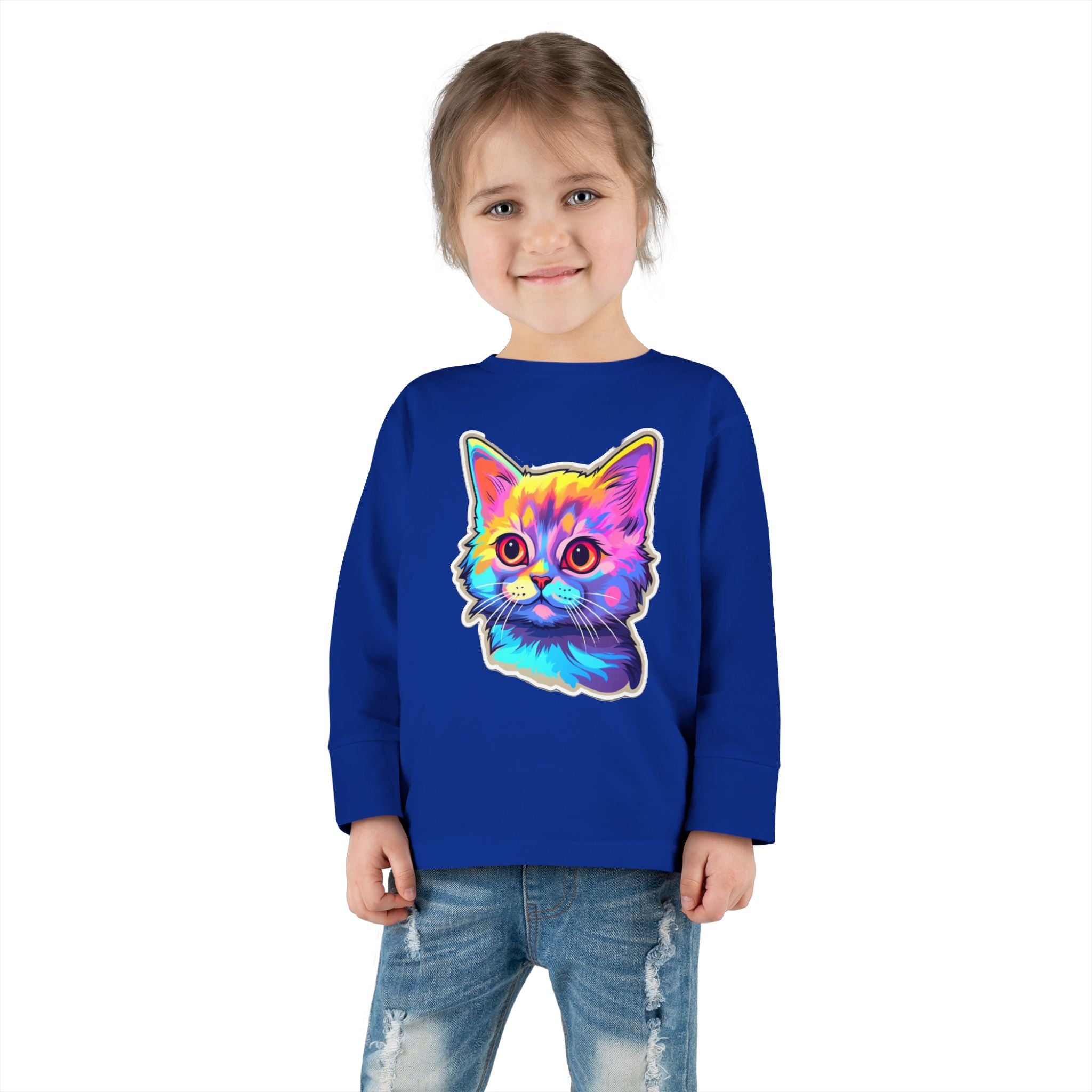 Toddler Long Sleeve Tee - Kittens 03