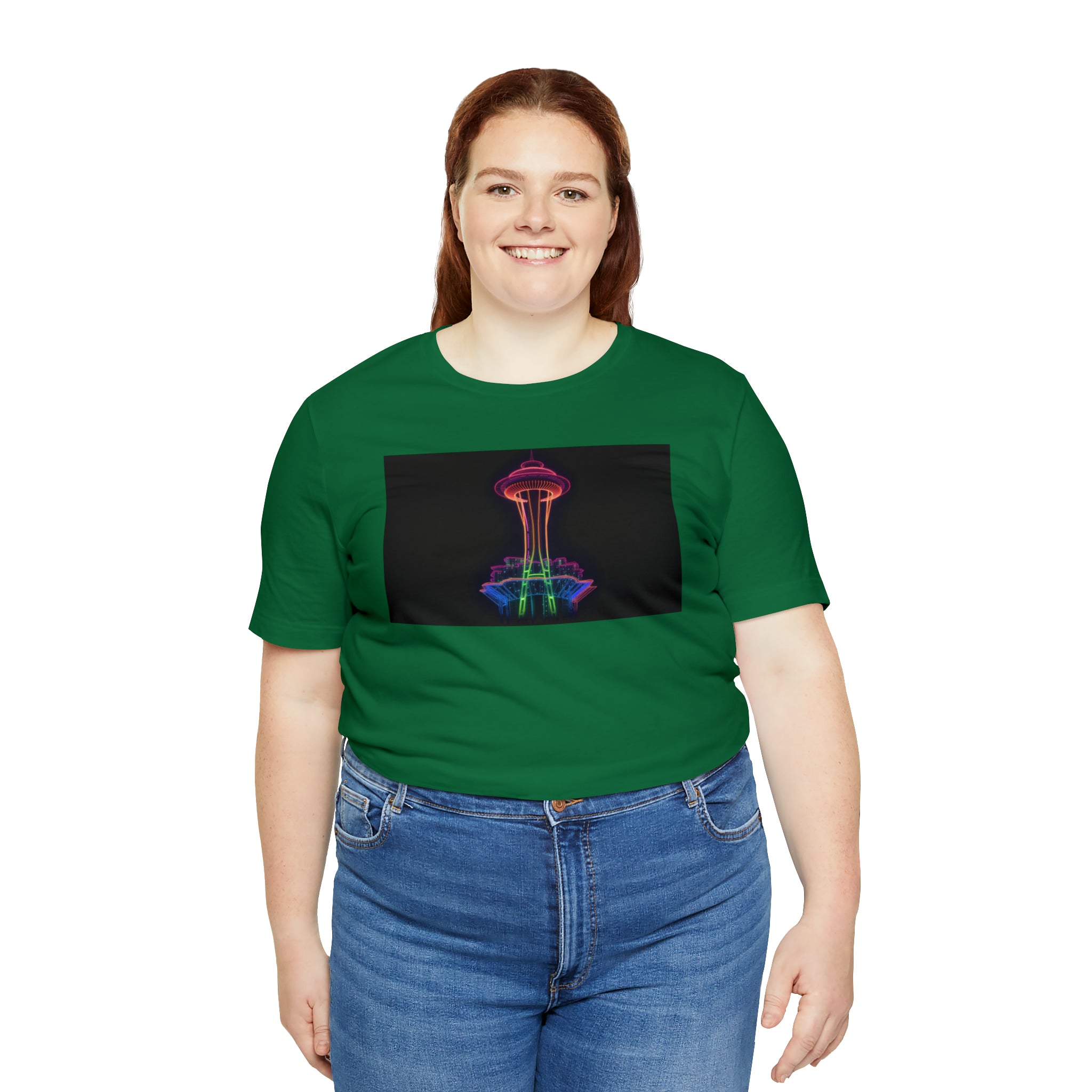 Unisex Jersey Short Sleeve Tee - Space Needle, Seattle, USA