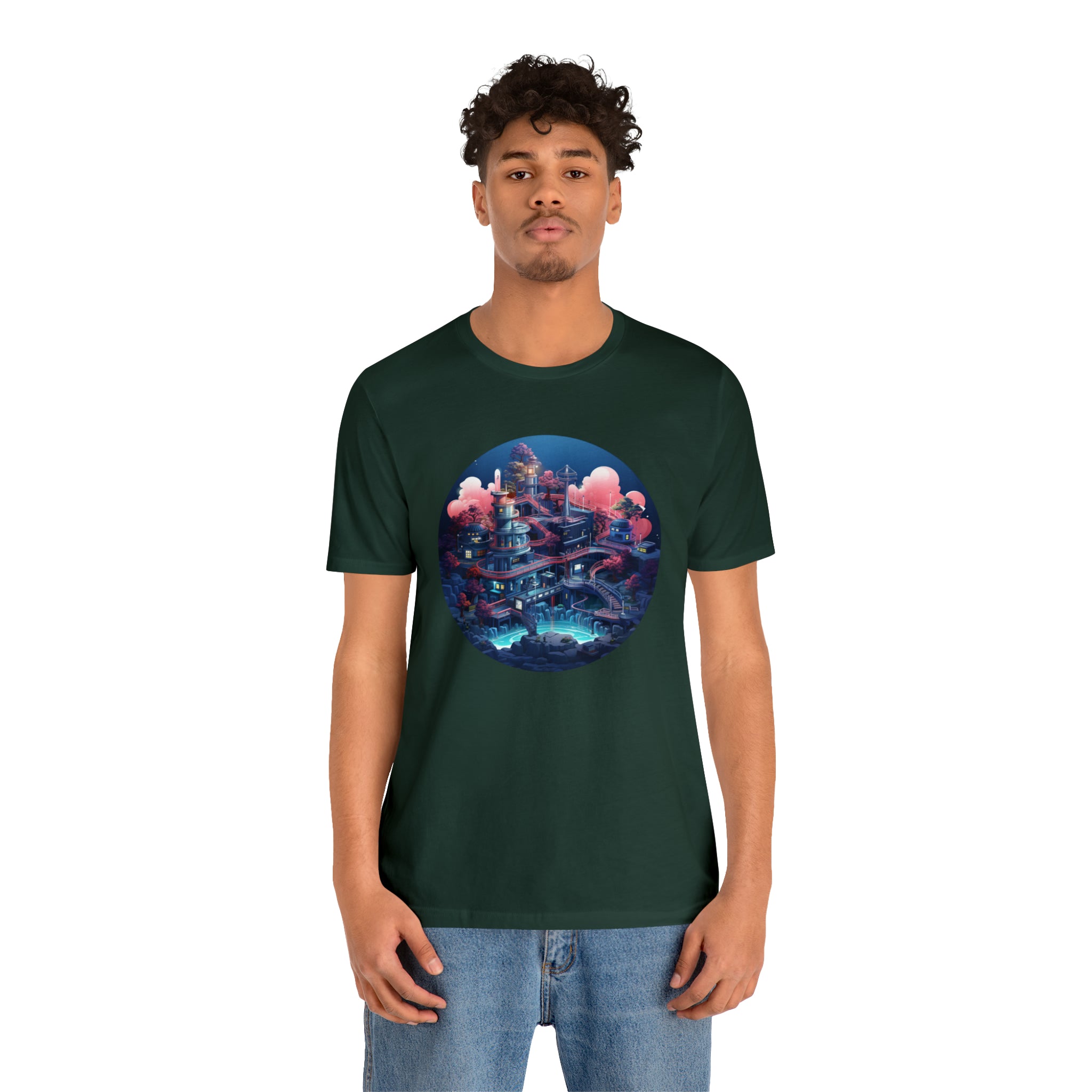 Unisex Jersey Short Sleeve Tee - Isometric Designs 03