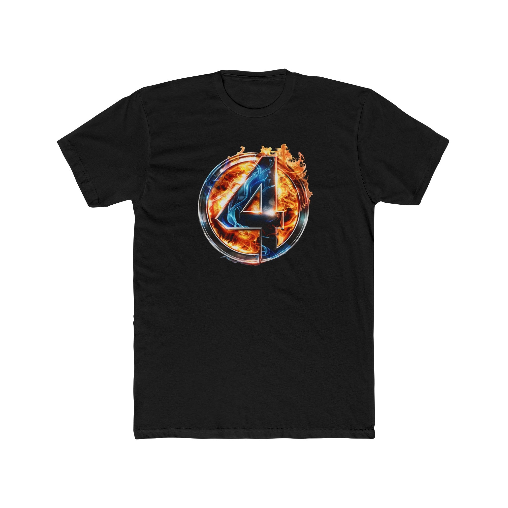 Men's Cotton Crew Tee - Superheroes Collection - Fantastic Four 01