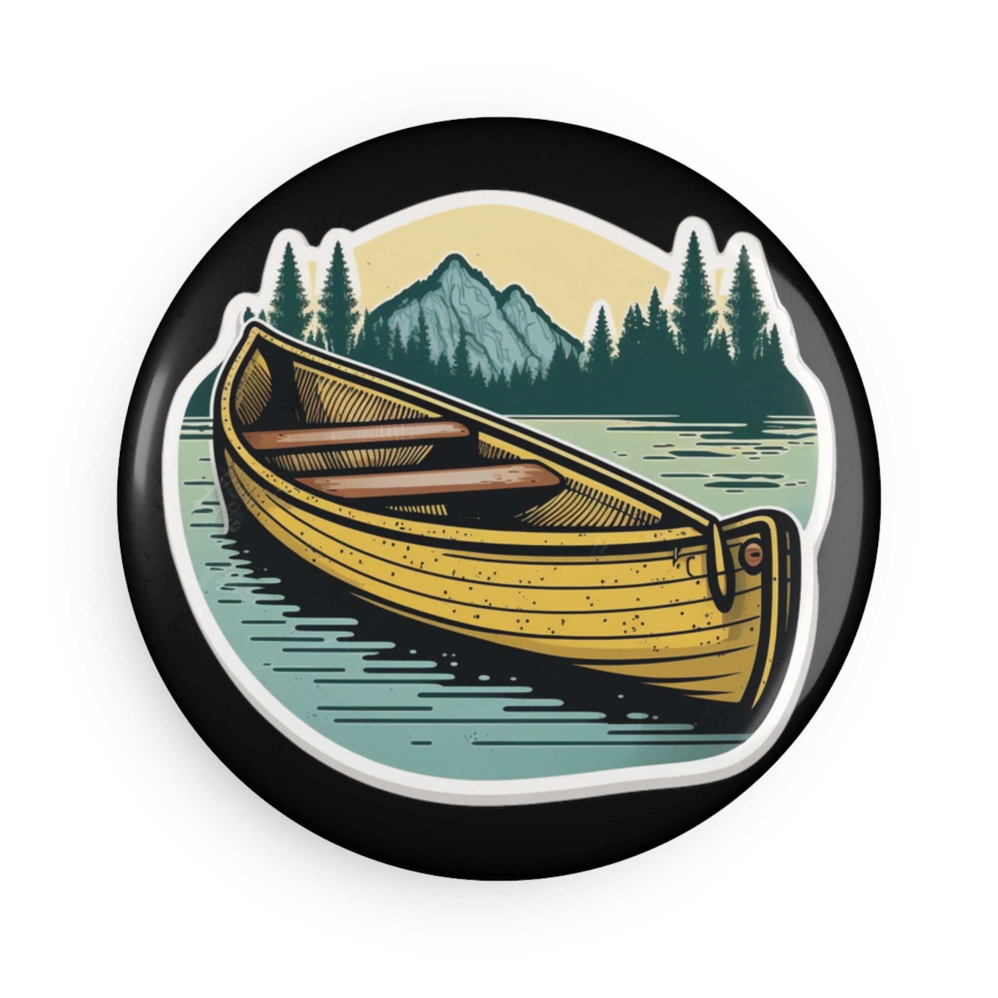Button Magnet, Round (1 & 10 pcs) - Canoe