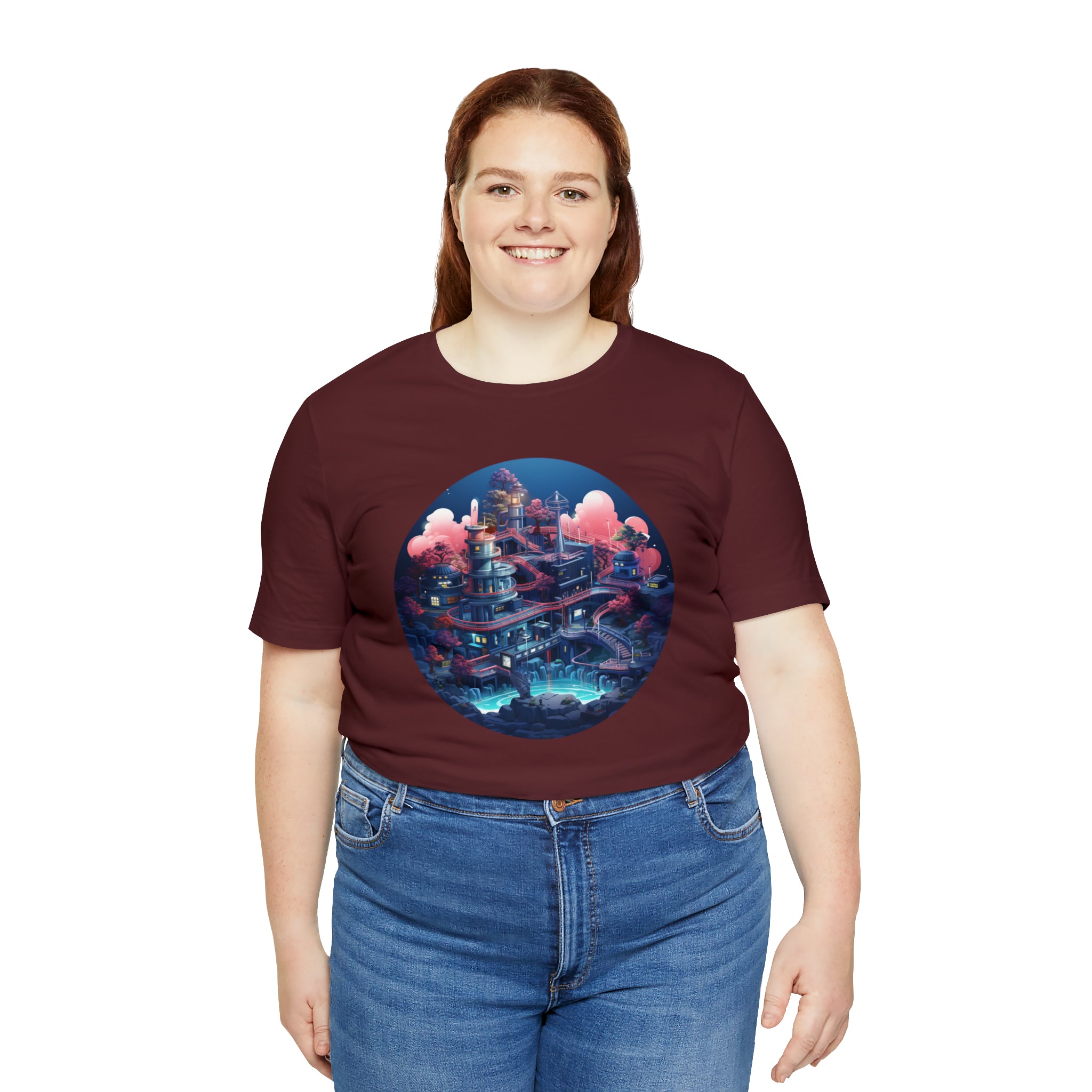 Unisex Jersey Short Sleeve Tee - Isometric Designs 03
