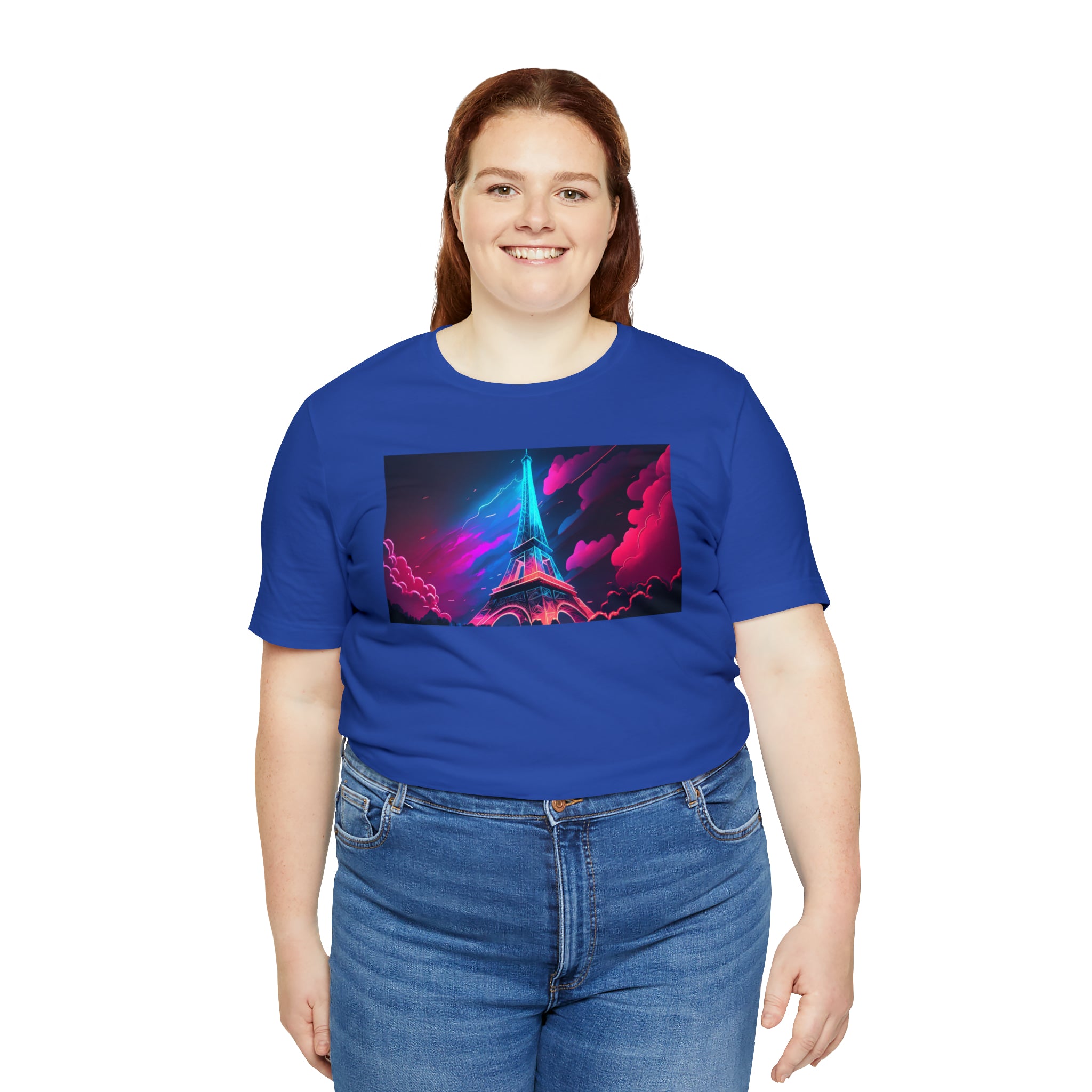Unisex Jersey Short Sleeve Tee - Eiffel Tower, France