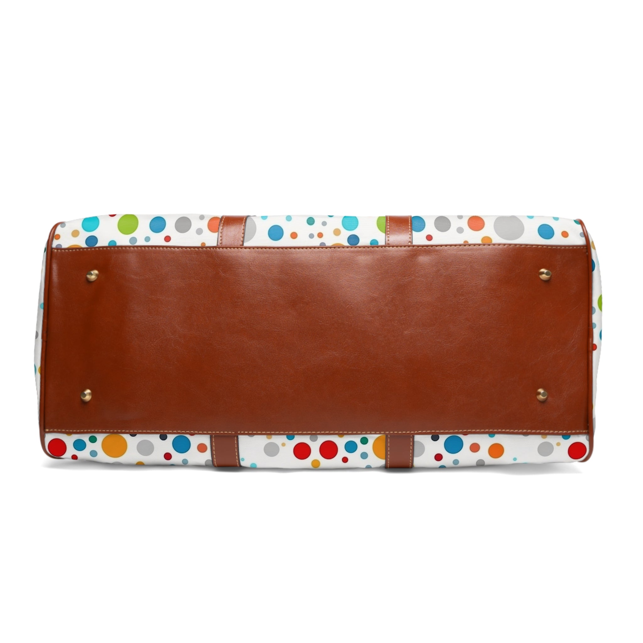 Waterproof Travel Bag (AOP) - Polka Dots Design 03