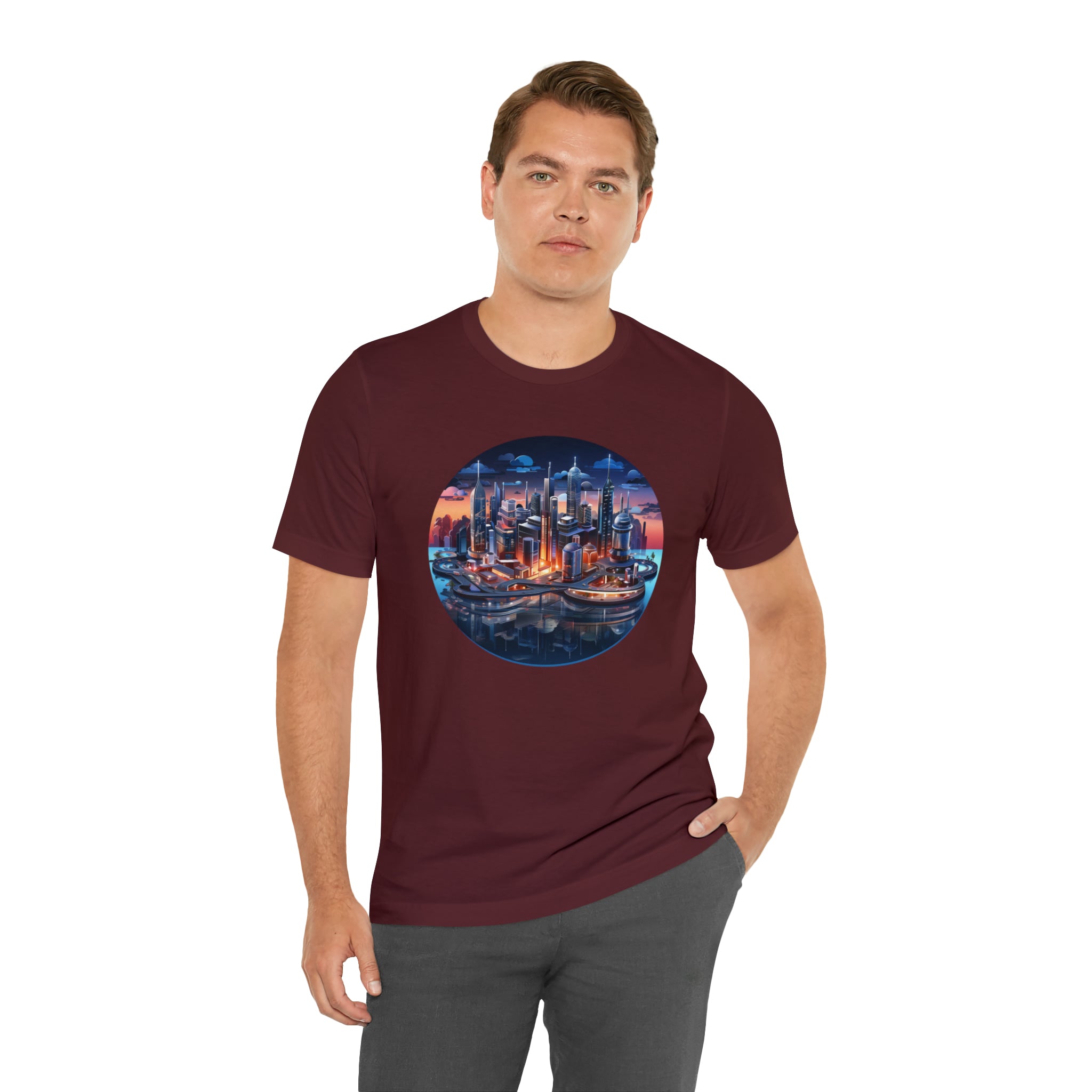 Unisex Jersey Short Sleeve Tee - Isometric Designs 05