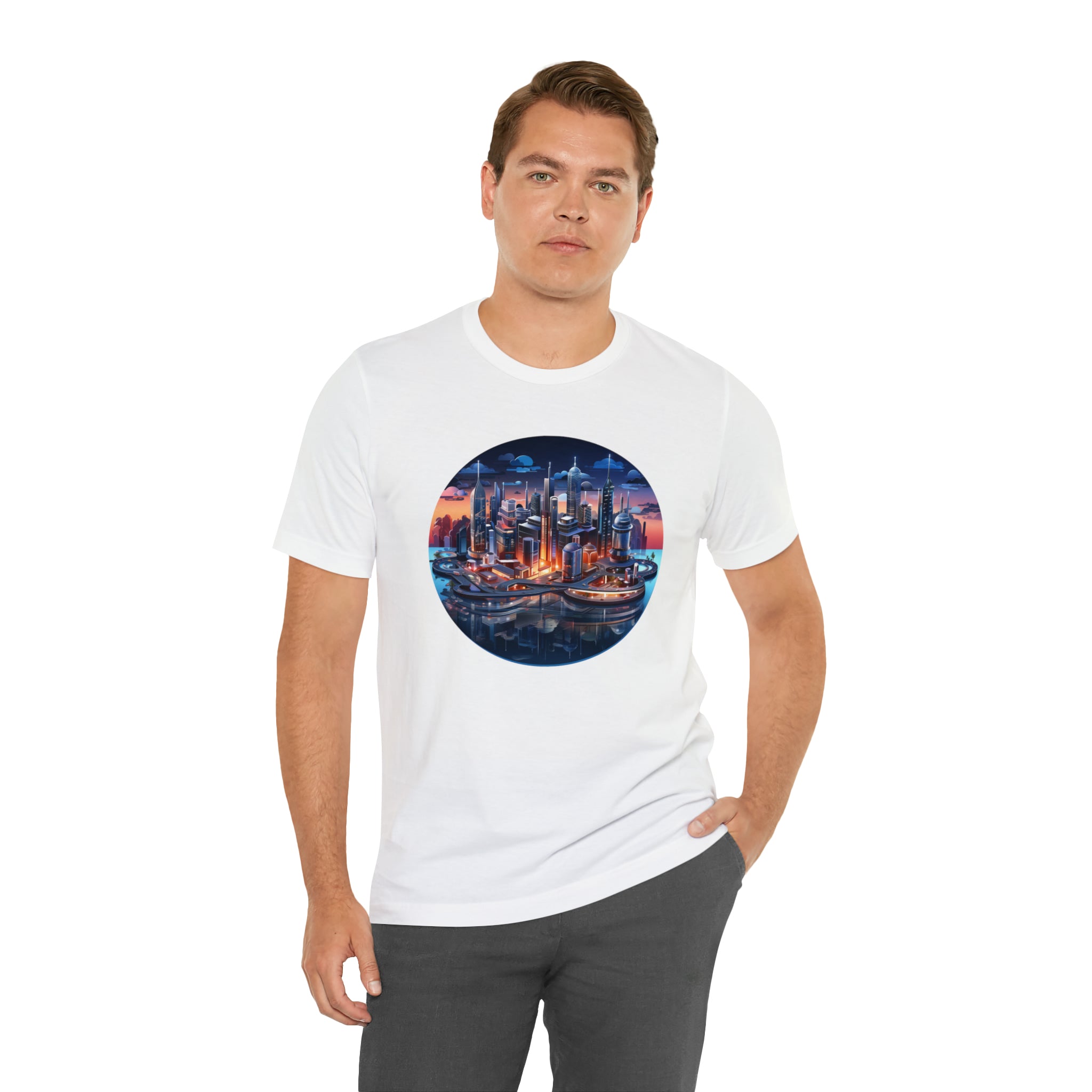 Unisex Jersey Short Sleeve Tee - Isometric Designs 05