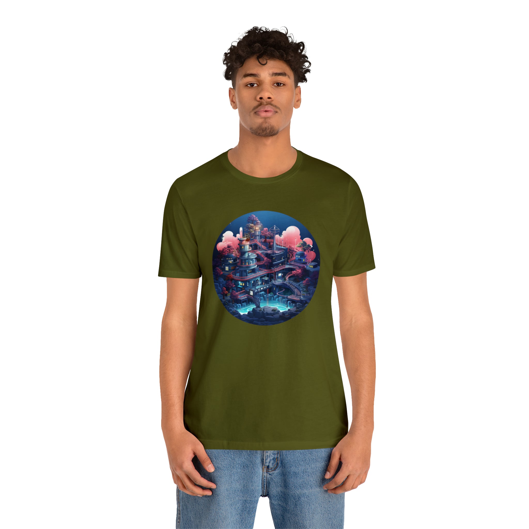 Unisex Jersey Short Sleeve Tee - Isometric Designs 03