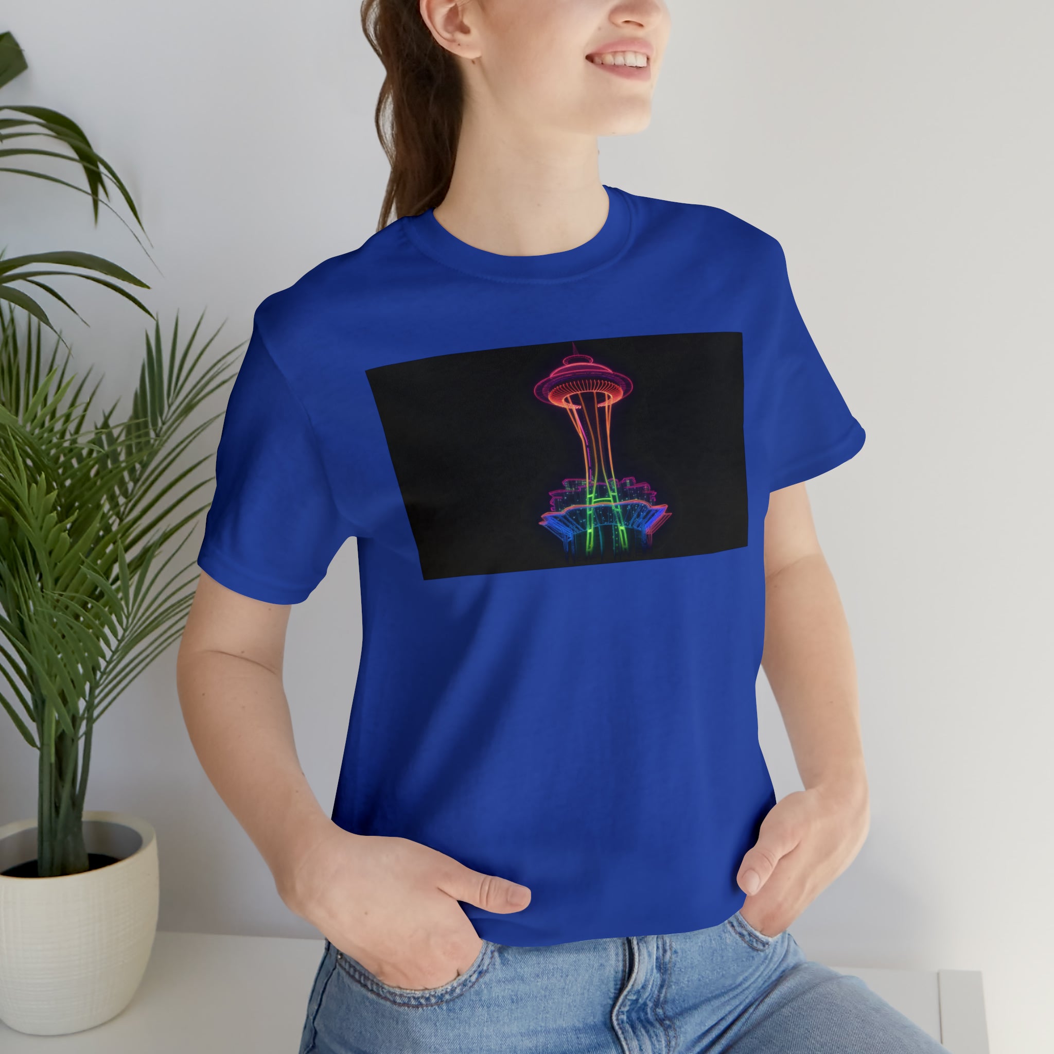 Unisex Jersey Short Sleeve Tee - Space Needle, Seattle, USA